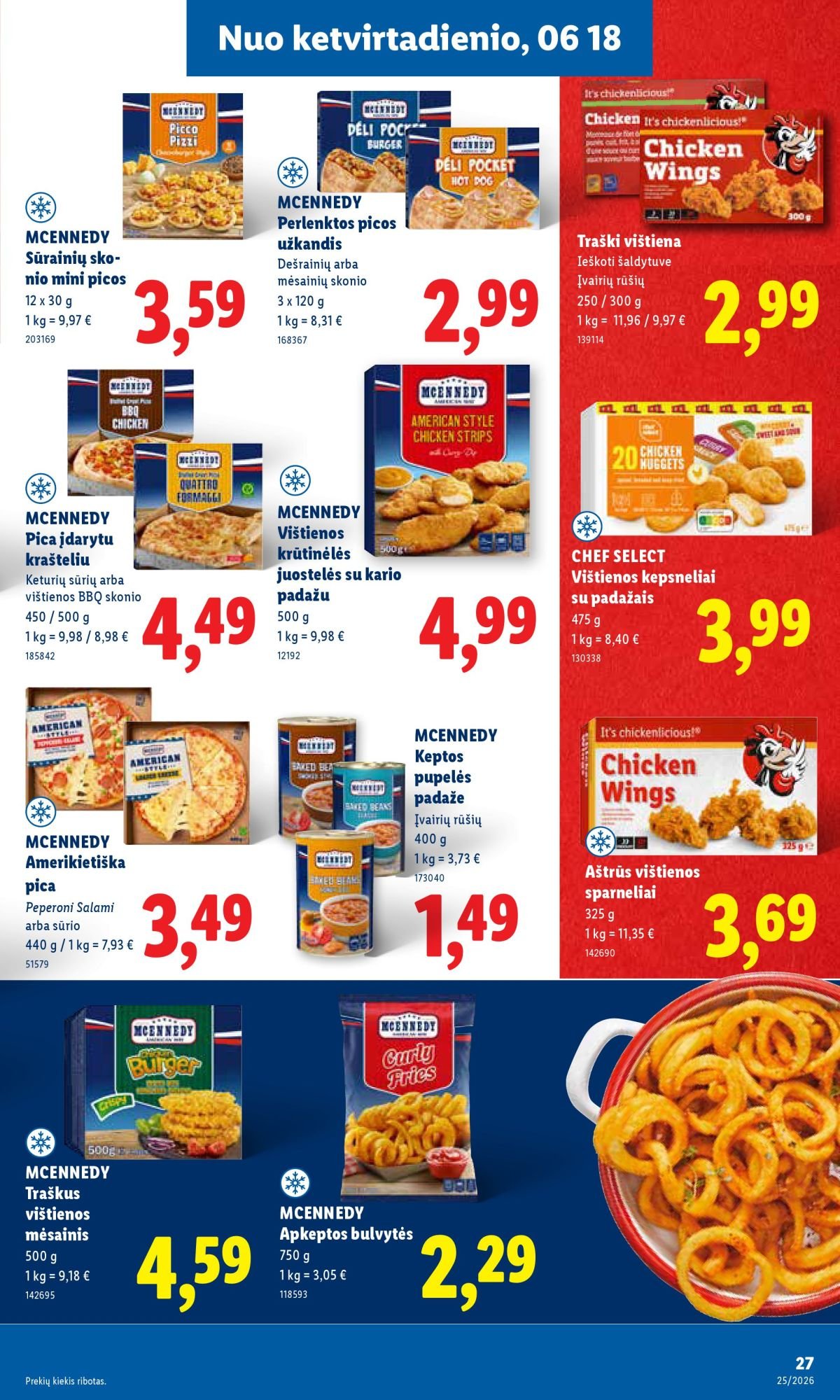 LIDL - Maisto prekių pasiūlymai (2026 06 15 - 2026 06 21)