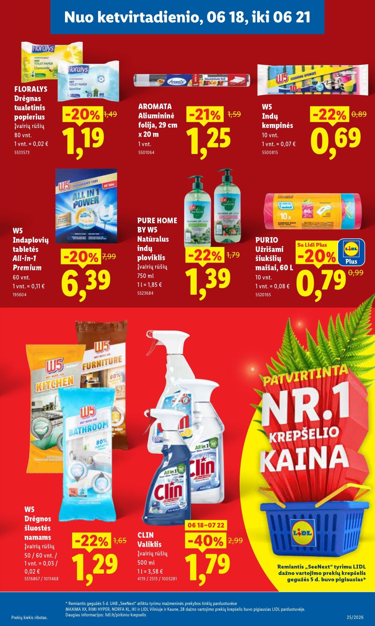 LIDL - Maisto prekių pasiūlymai (2026 06 15 - 2026 06 21)