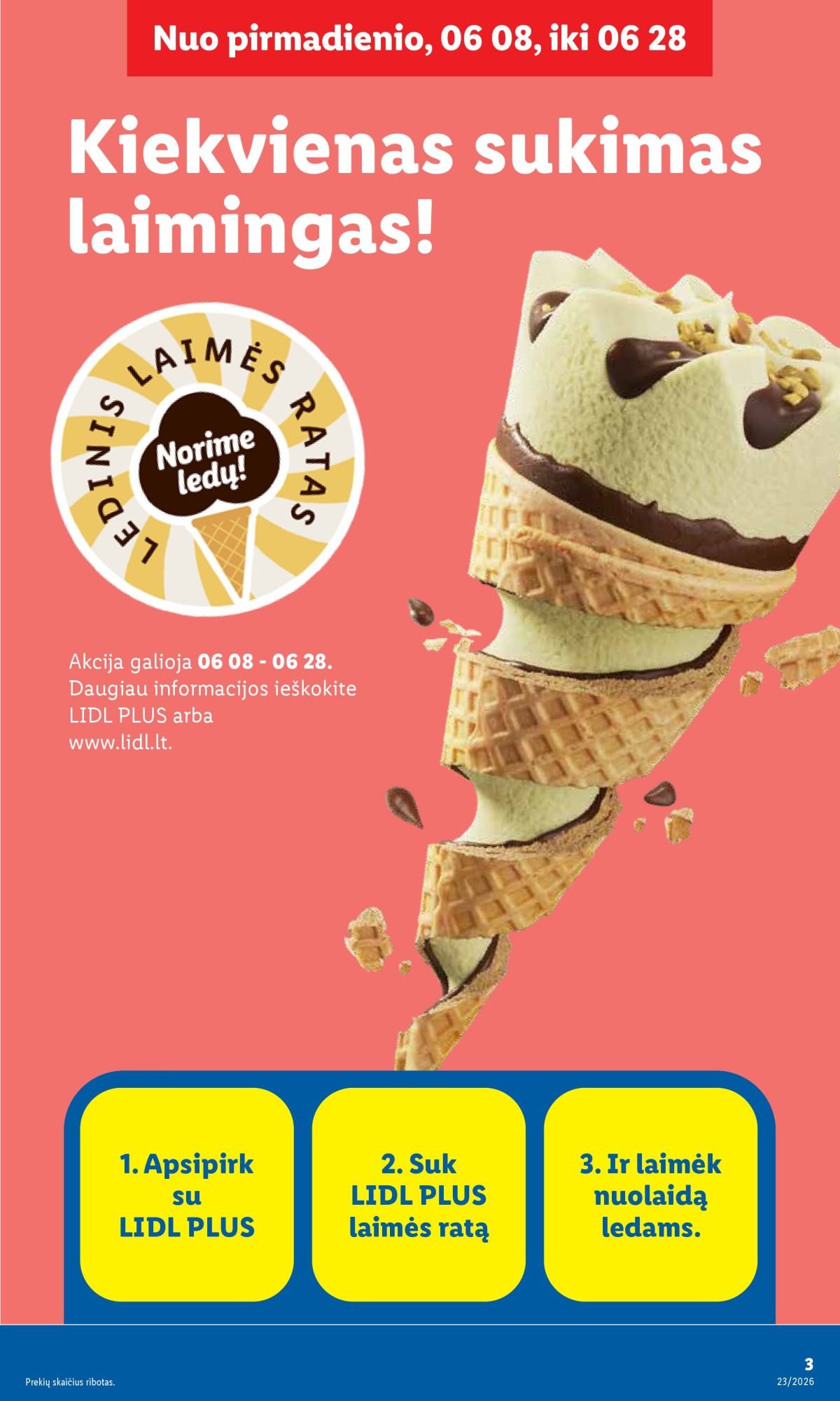 LIDL - Maisto prekių pasiūlymai (2026 06 15 - 2026 06 21)