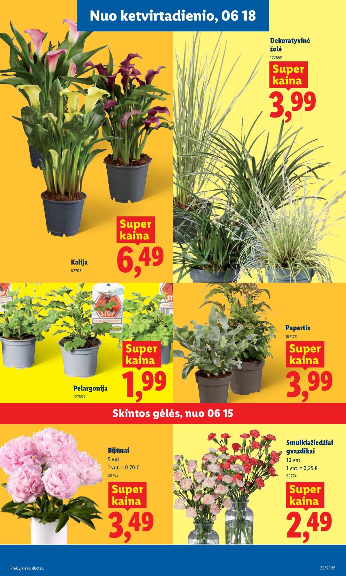 LIDL - Maisto prekių pasiūlymai (2026 06 15 - 2026 06 21)