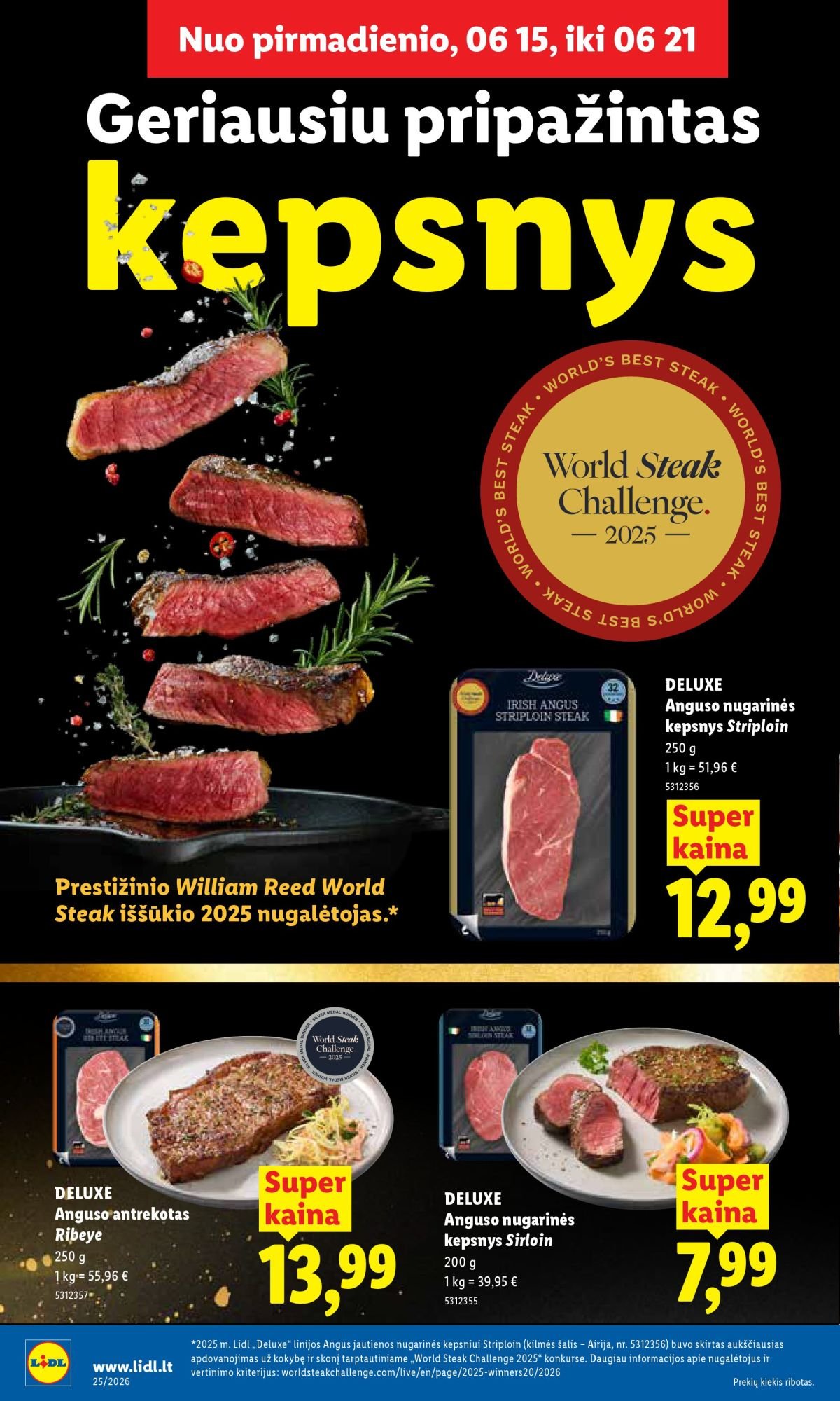 LIDL - Maisto prekių pasiūlymai (2026 06 15 - 2026 06 21)