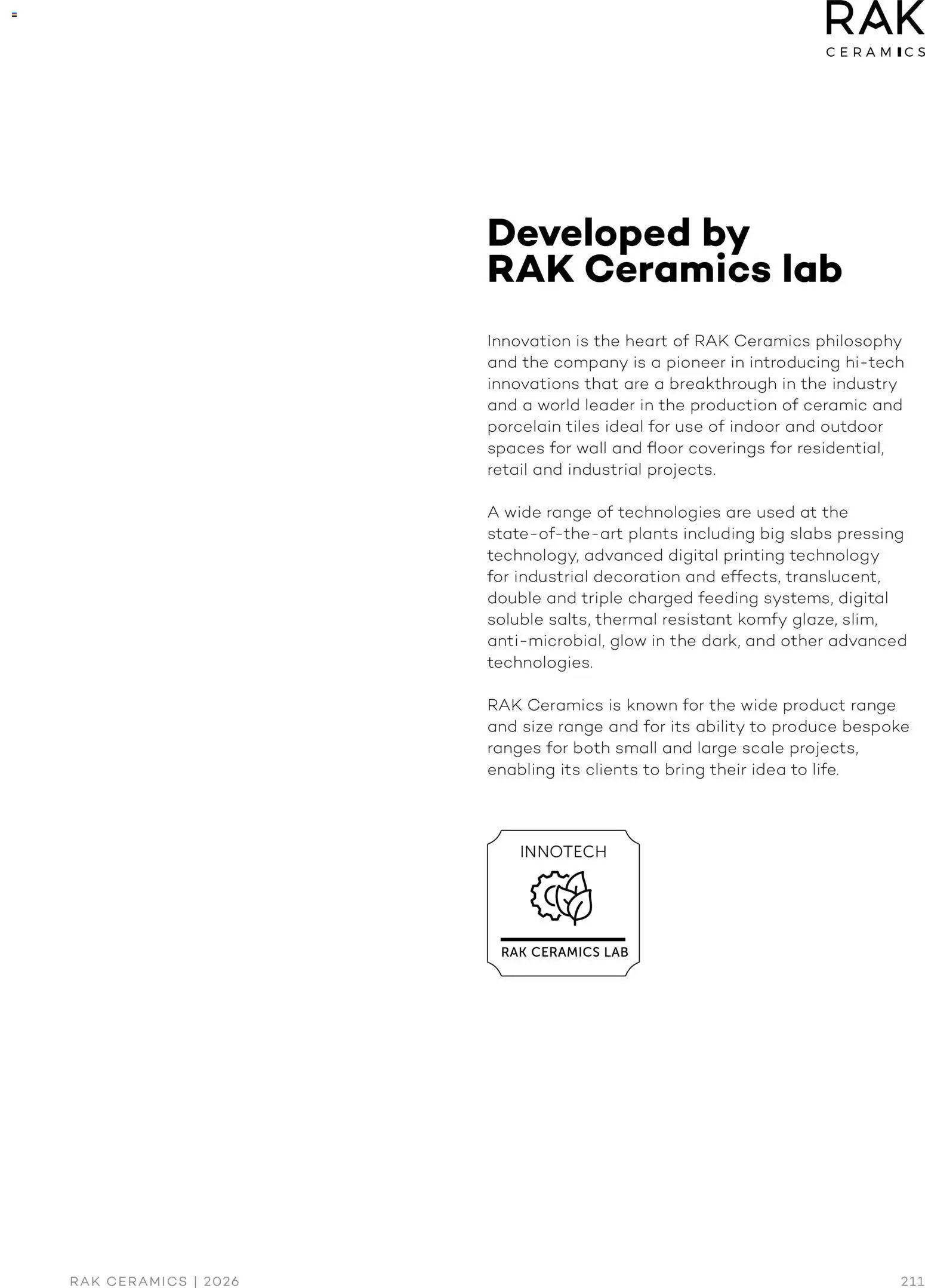 Rak Ceramics offer from 07 01Jan, 2026 Lifestyle Surface (2026-01-07 - 2026-12-31)