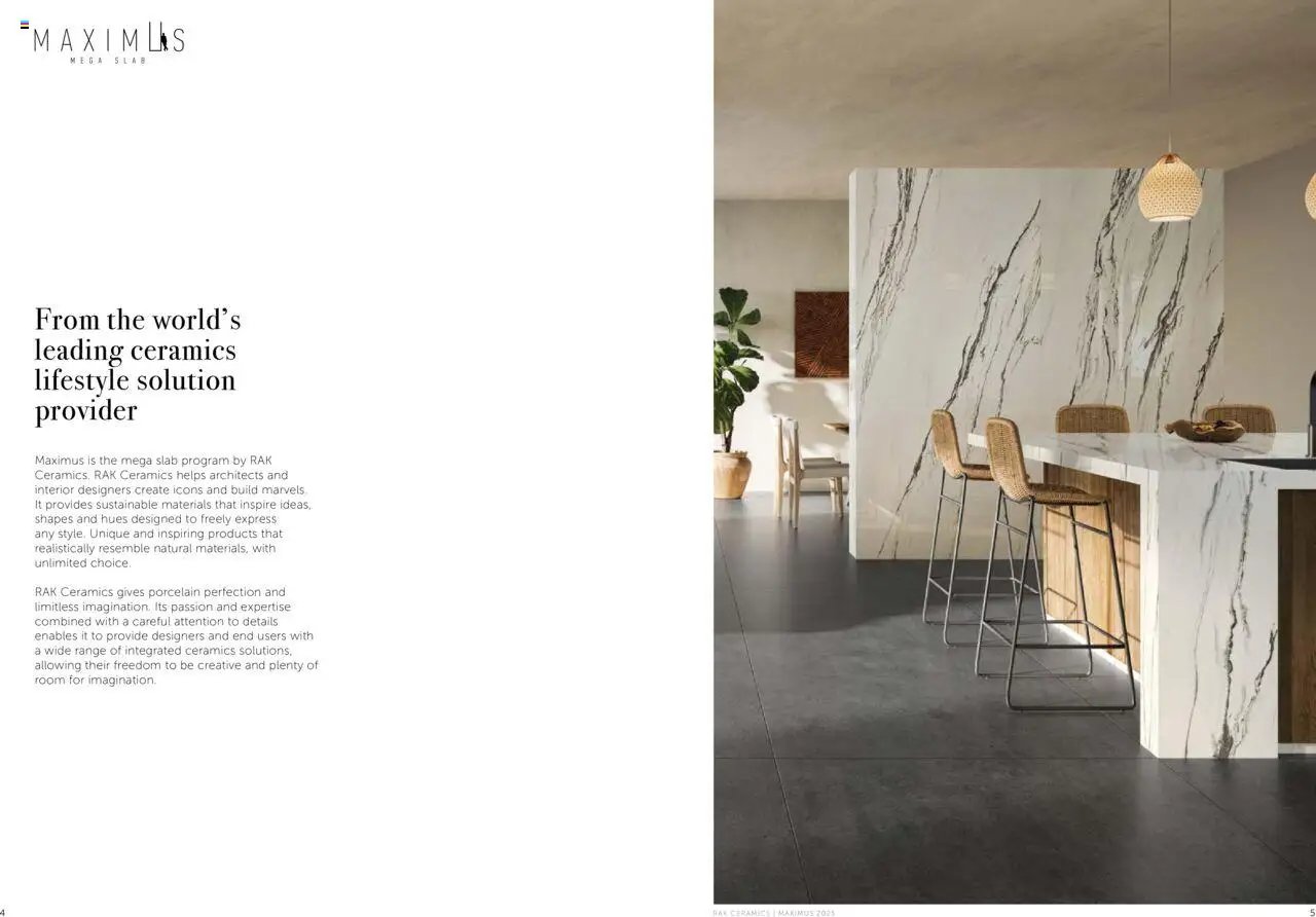 Rak Ceramics offer from 15 10Oct, 2025 Maximus Catalogue (2025-10-15) | 4