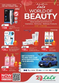Lulu Hypermarket offer from 22 05May, 2026 Lulu Hypermarket World Of Beauty - Dubai & Northern Emirates (2026-05-22 - 2026-06-04)