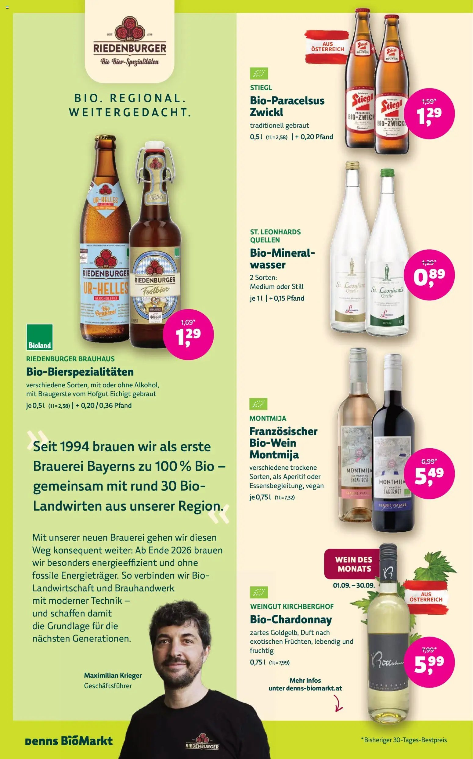 Denns BioMarkt prospekt seit 09.09.2026 Denns BioMarkt Angebote
