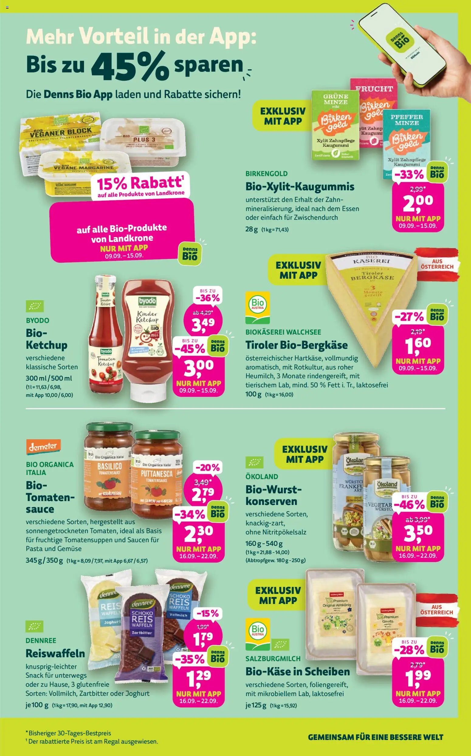 Denns BioMarkt prospekt seit 09.09.2026 Denns BioMarkt Angebote