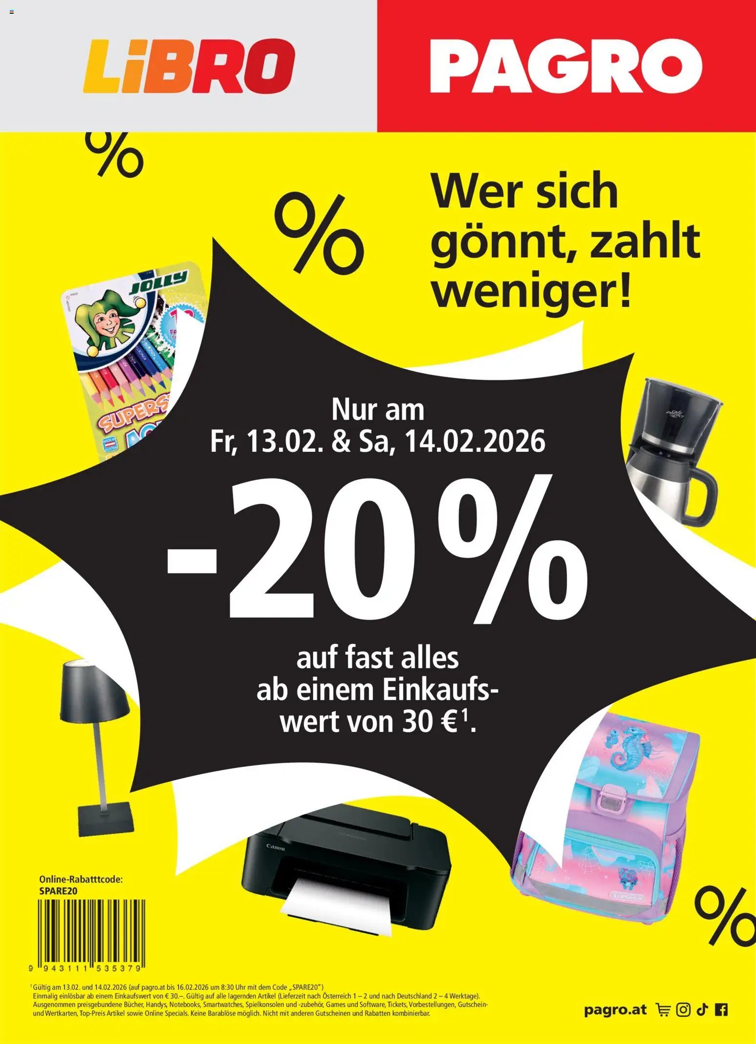 Pagro-Diskont prospekt seit 13.02.2026 Flugblatt