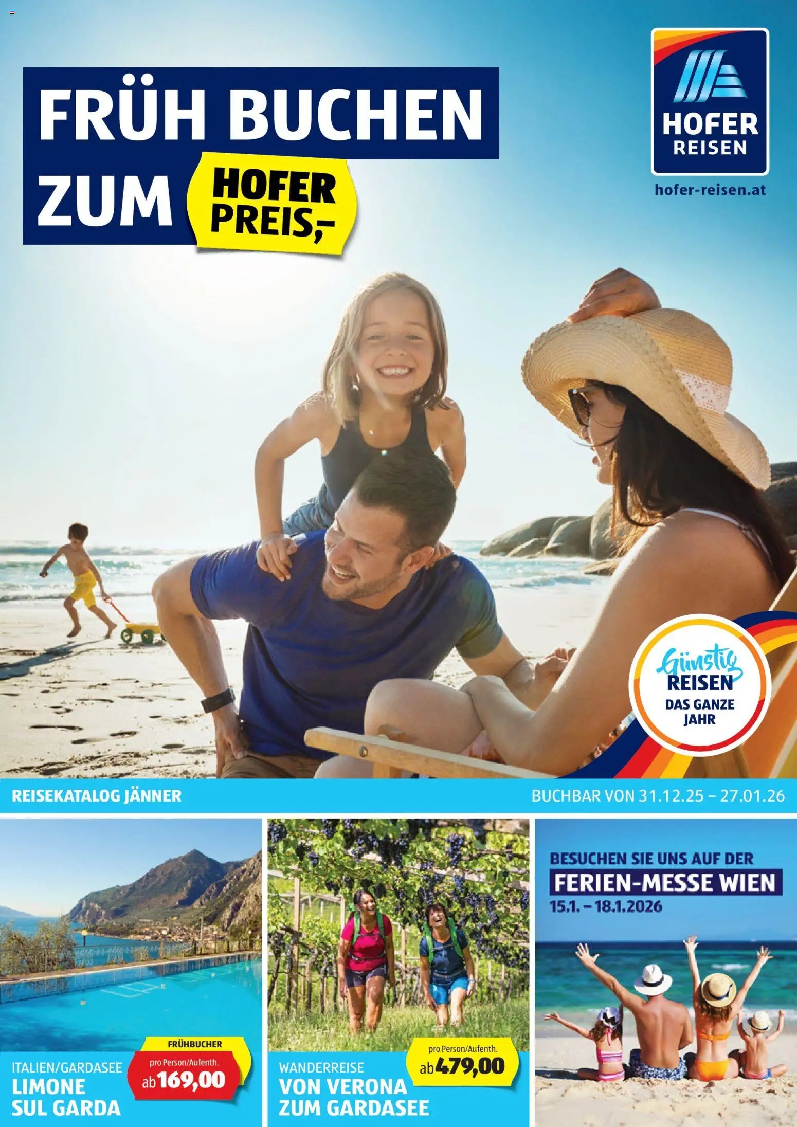 Hofer Reisen prospekt seit 31.12.2025 Flugblatt