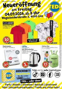 TEDi prospekt seit 31.08.2026 TEDi Neueröffnung Linz
