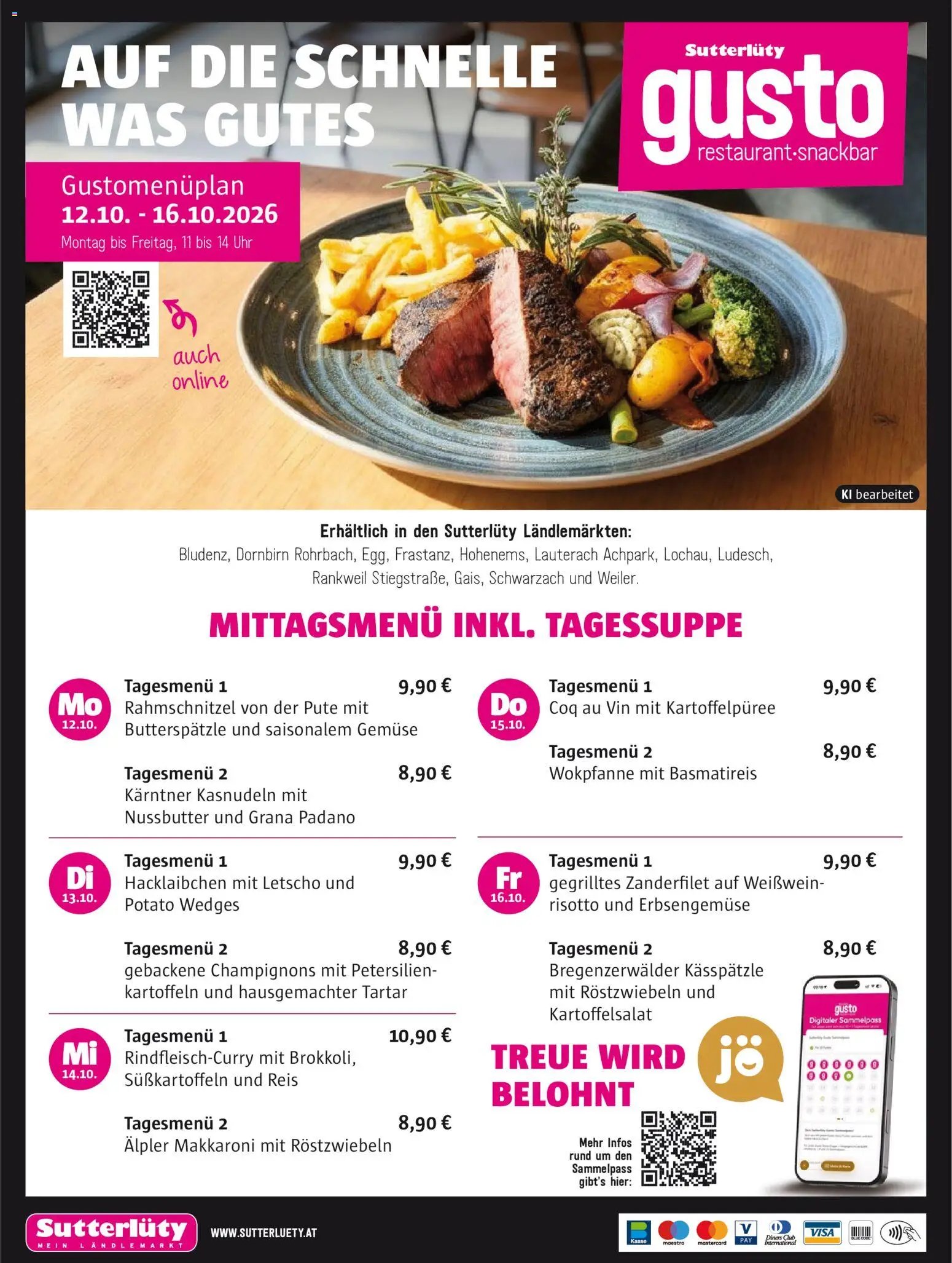 Sutterlüty Mein Ländlemarkt ab (12.10.2026 - 20.10.2026) 