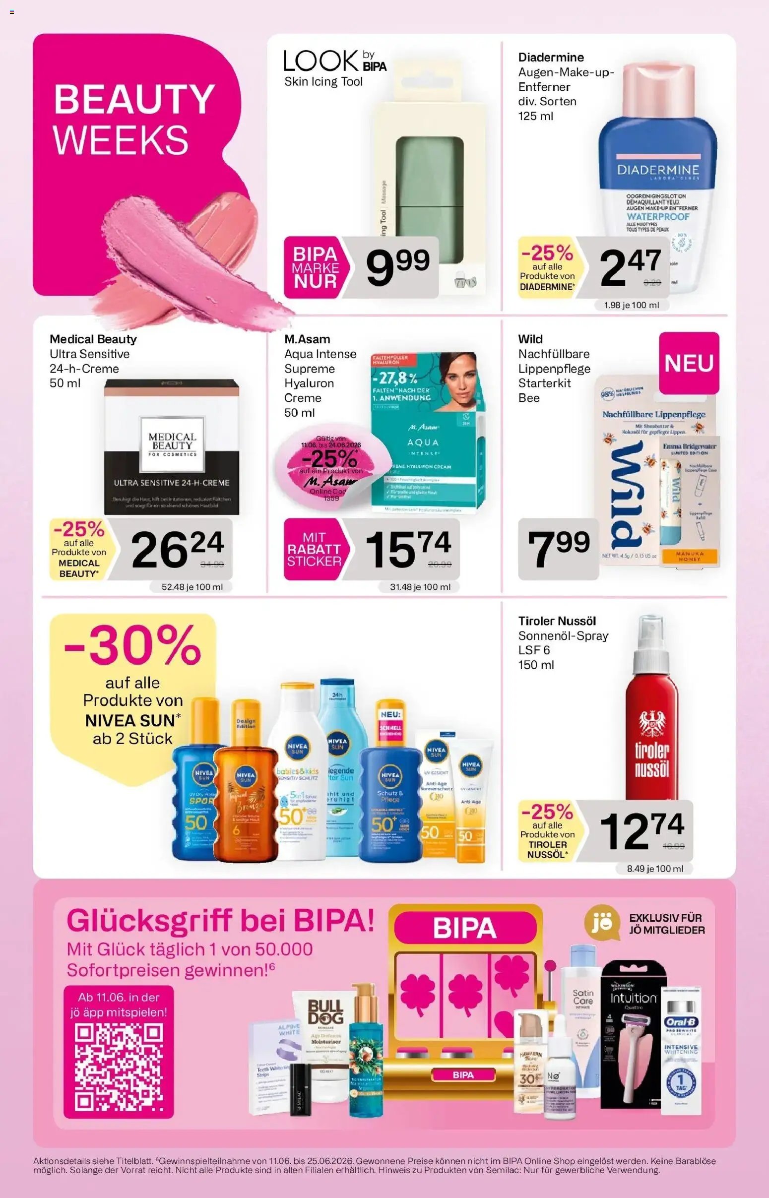 Bipa prospekt seit 11.06.2026 Bipa Linz, Wien, Güssing