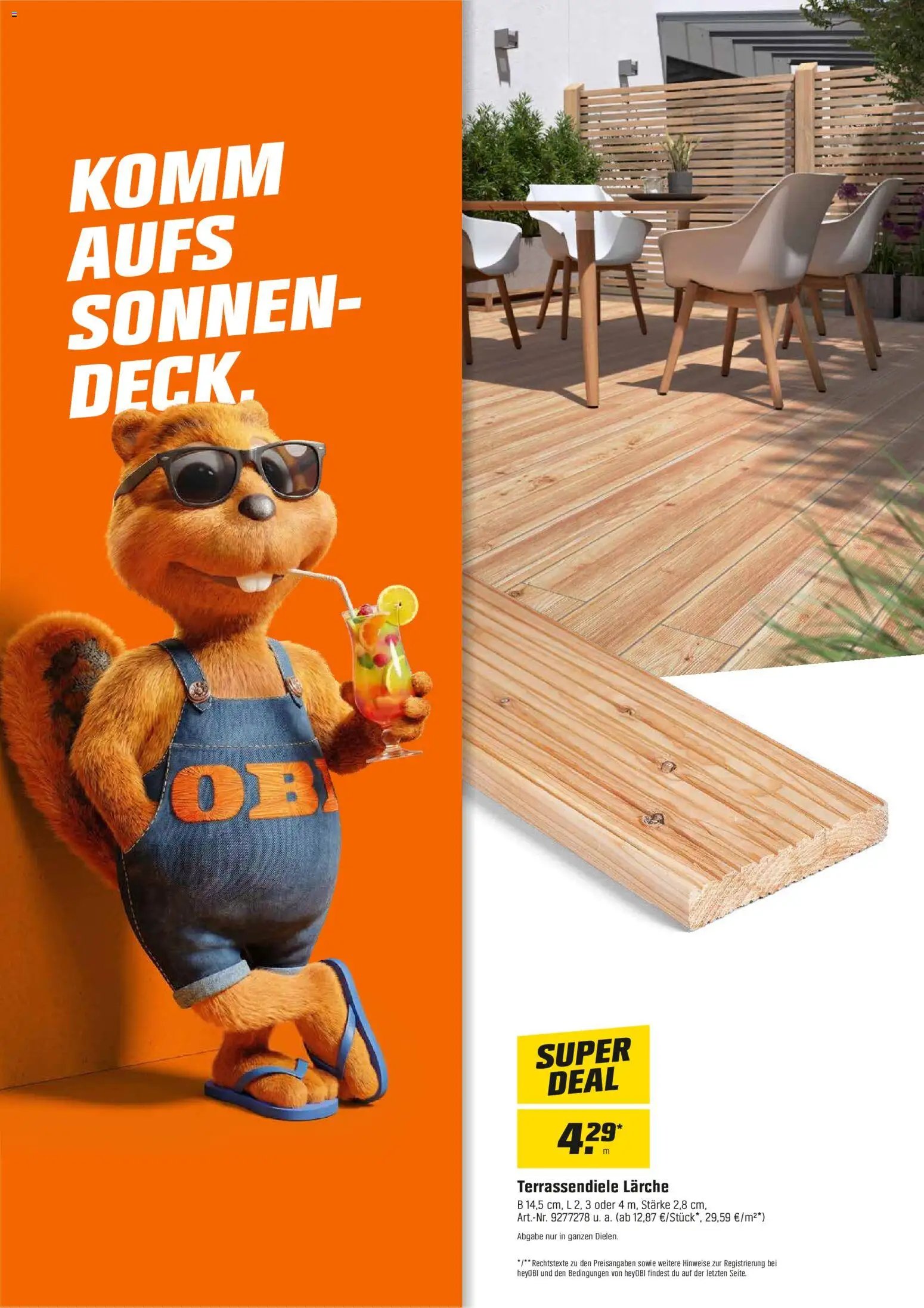 OBI prospekt seit 01.07.2026 OBI Flugblatt