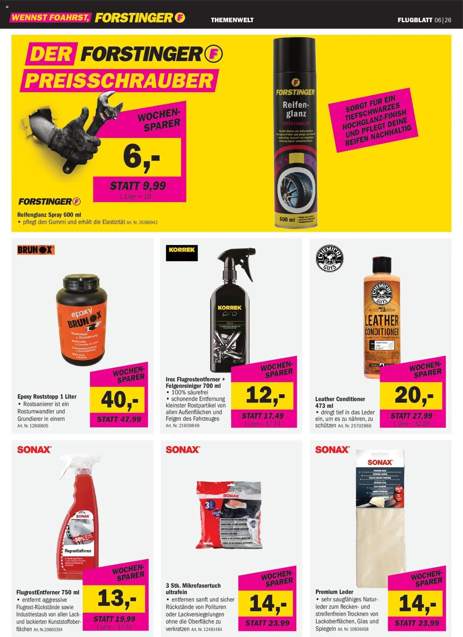 Forstinger prospekt seit 15.06.2026 Forstinger Flugblatt