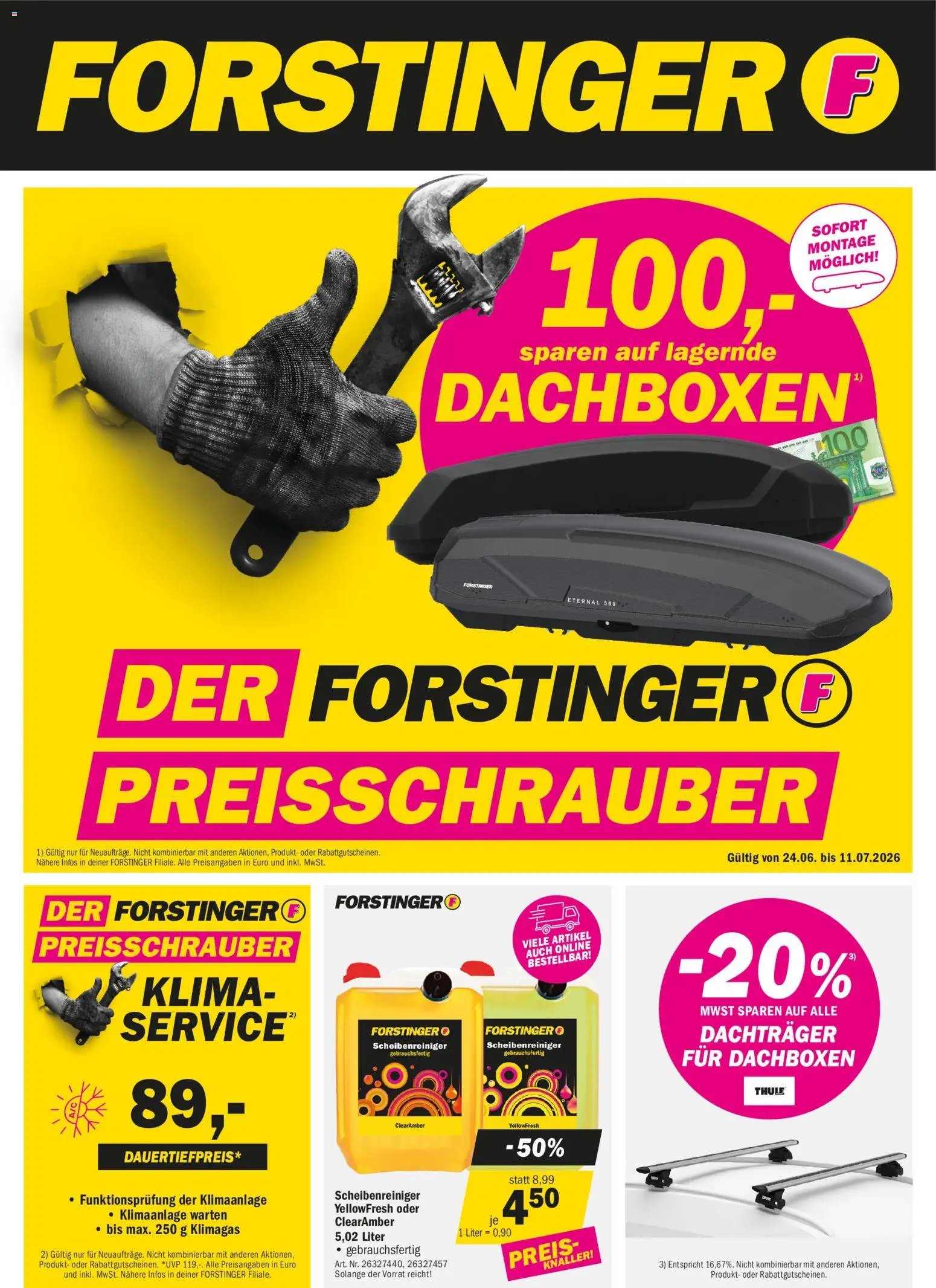 Forstinger prospekt seit 24.06.2026 Forstinger Flugblatt