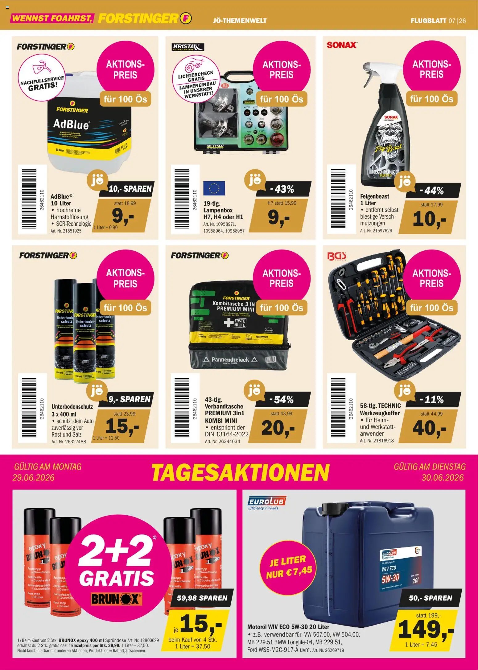 Forstinger prospekt seit 24.06.2026 Forstinger Flugblatt
