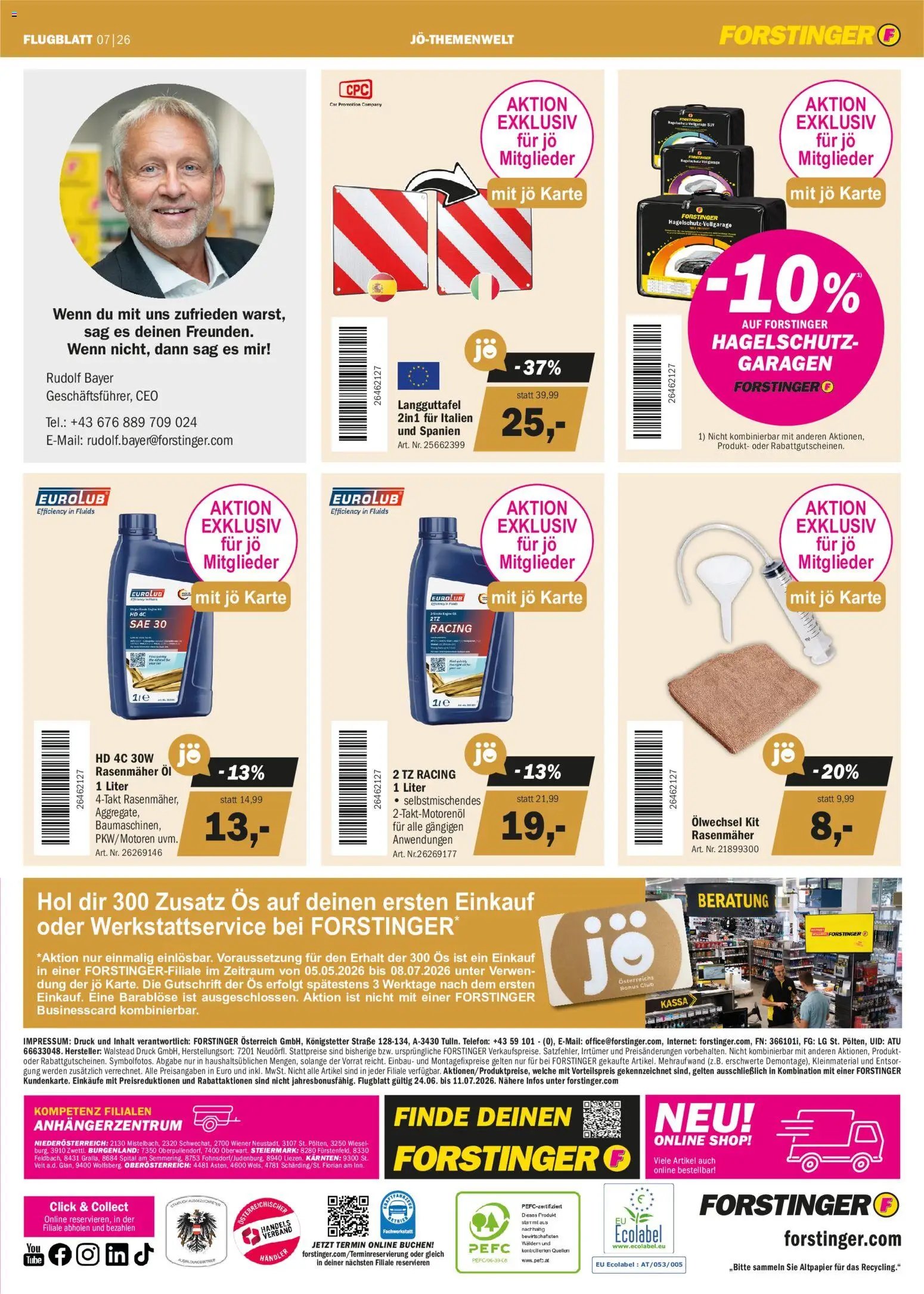 Forstinger prospekt seit 24.06.2026 Forstinger Flugblatt