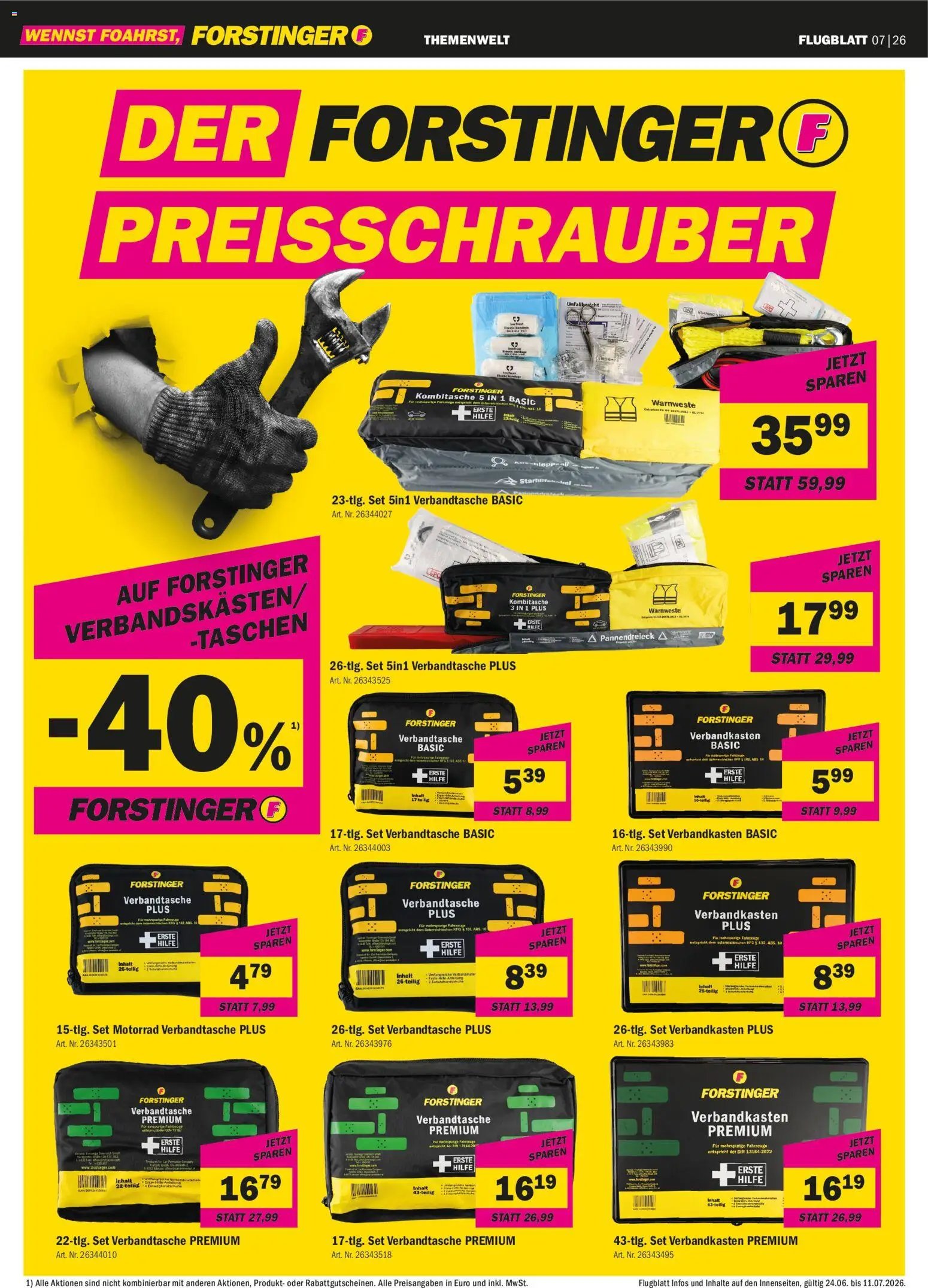 Forstinger prospekt seit 24.06.2026 Forstinger Flugblatt