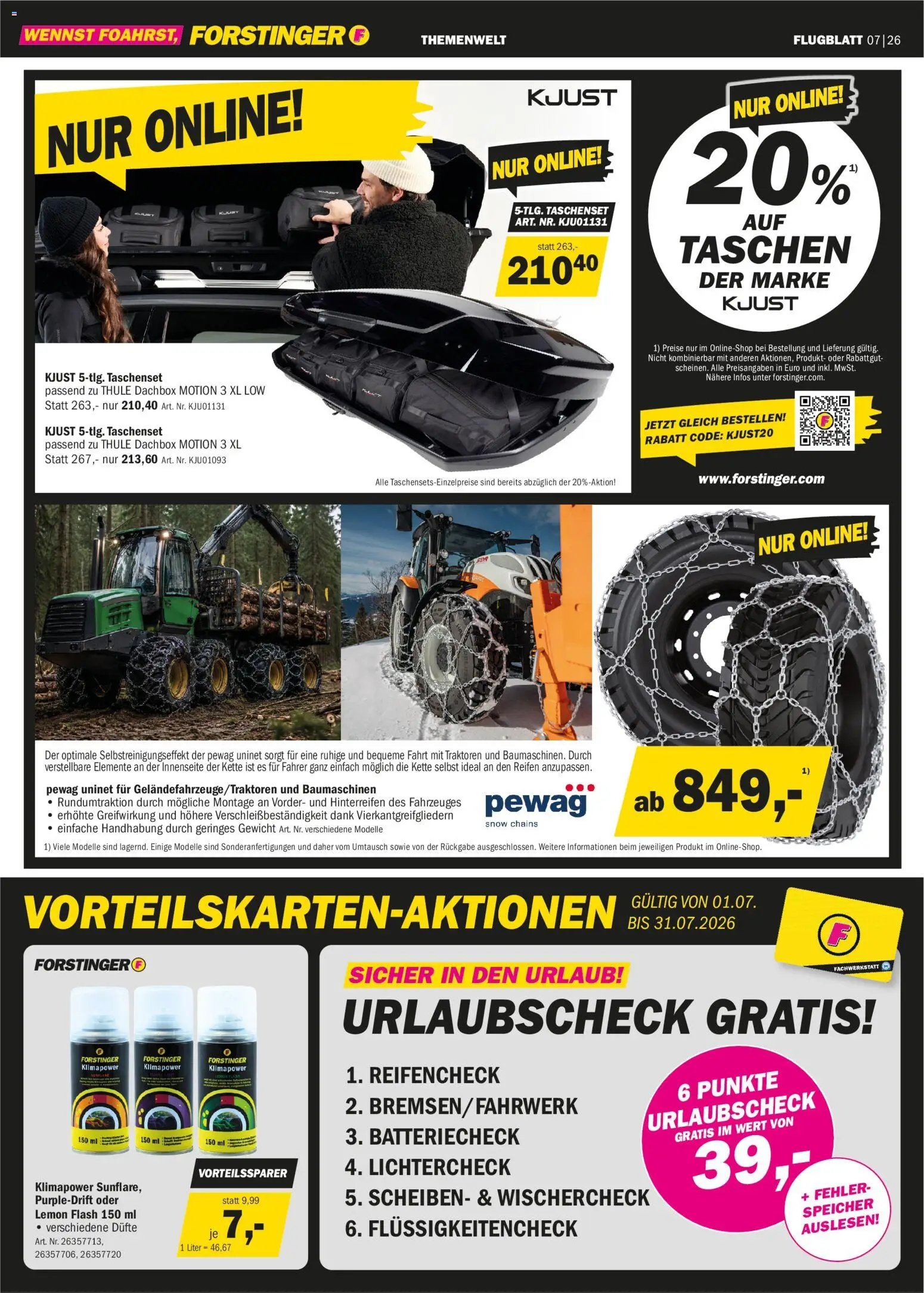 Forstinger prospekt seit 24.06.2026 Forstinger Flugblatt