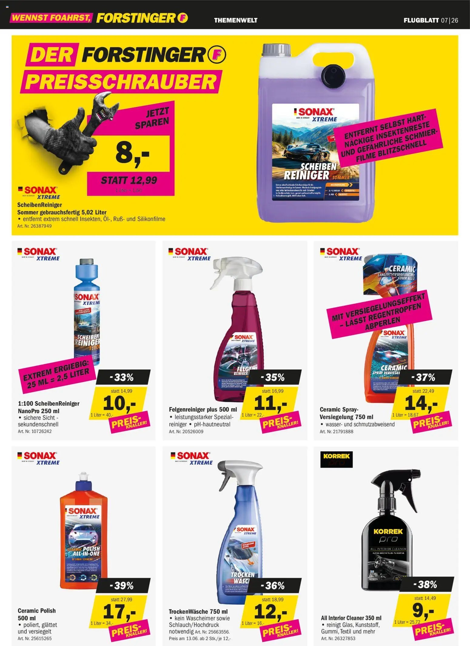 Forstinger prospekt seit 24.06.2026 Forstinger Flugblatt