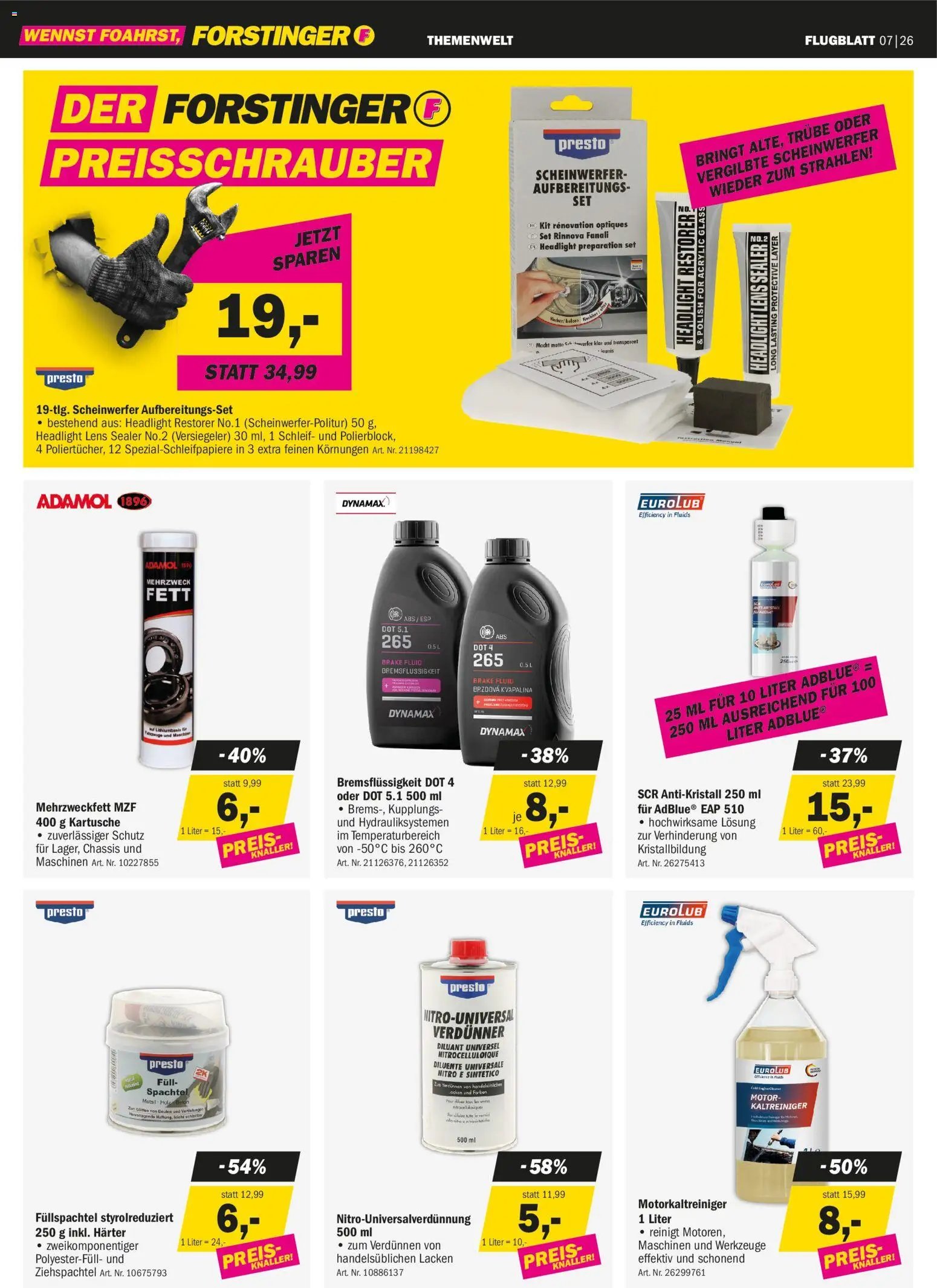 Forstinger prospekt seit 24.06.2026 Forstinger Flugblatt