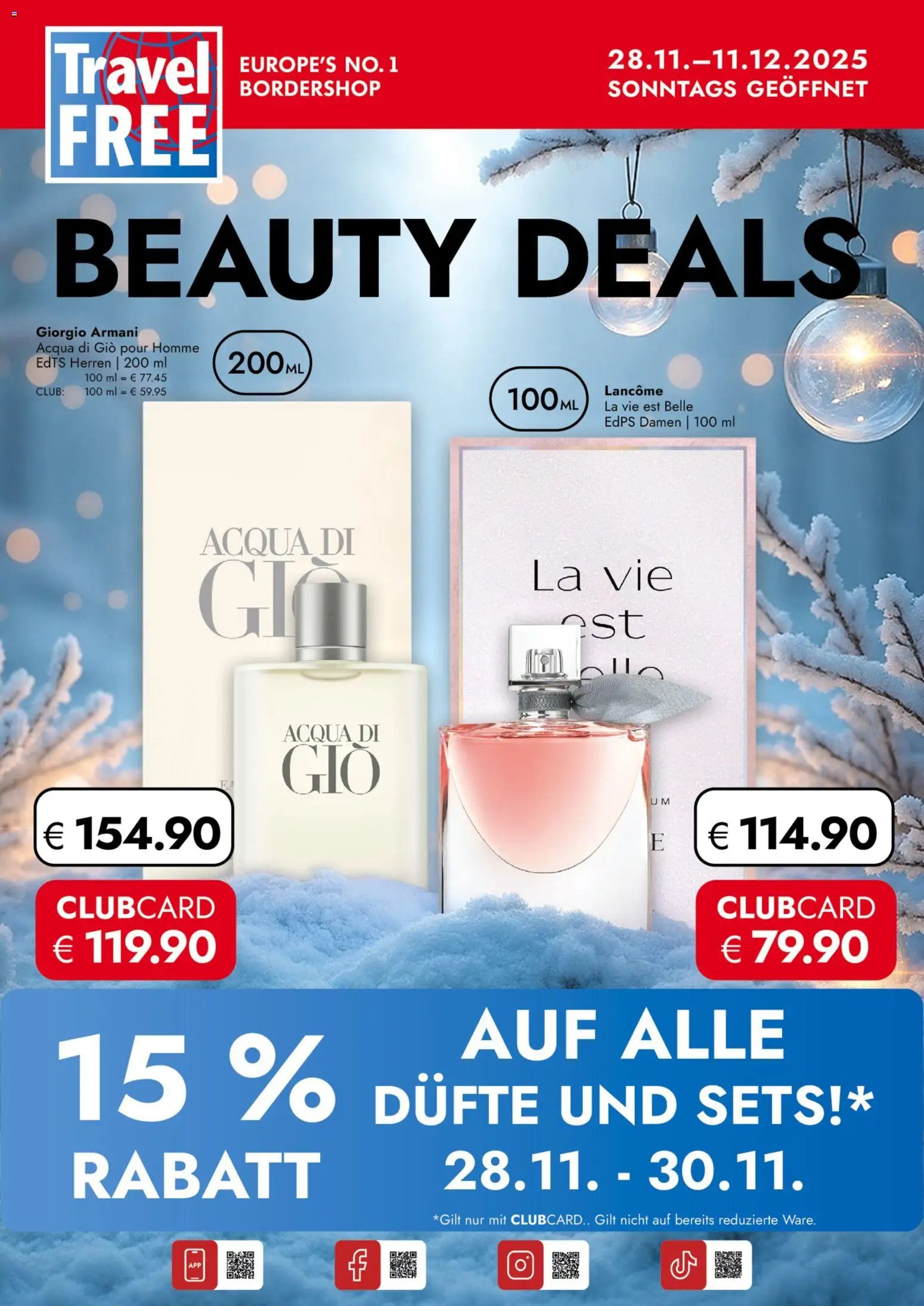 Travel FREE prospekt seit 28.11.2025 Flugblatt