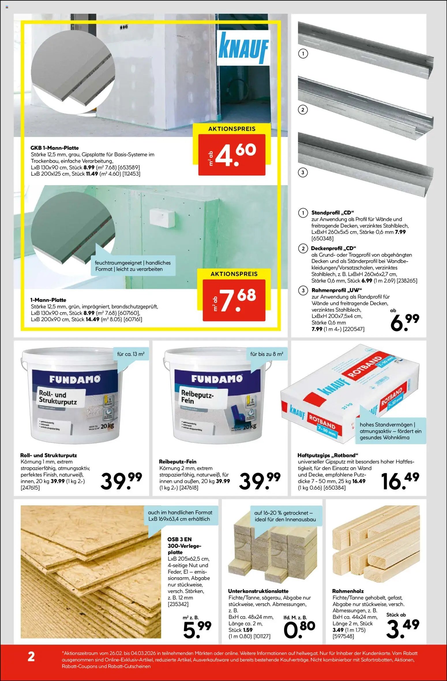 HELLWEG prospekt seit 26.02.2026 Flugblatt