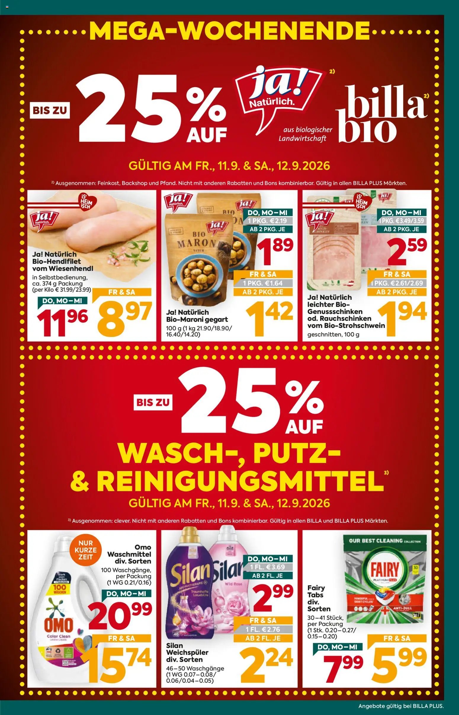 Billa Plus prospekt seit 10.09.2026 Billa Plus Flugblatt