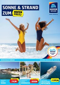 Hofer Reisen prospekt seit 28.01.2026 Flugblatt