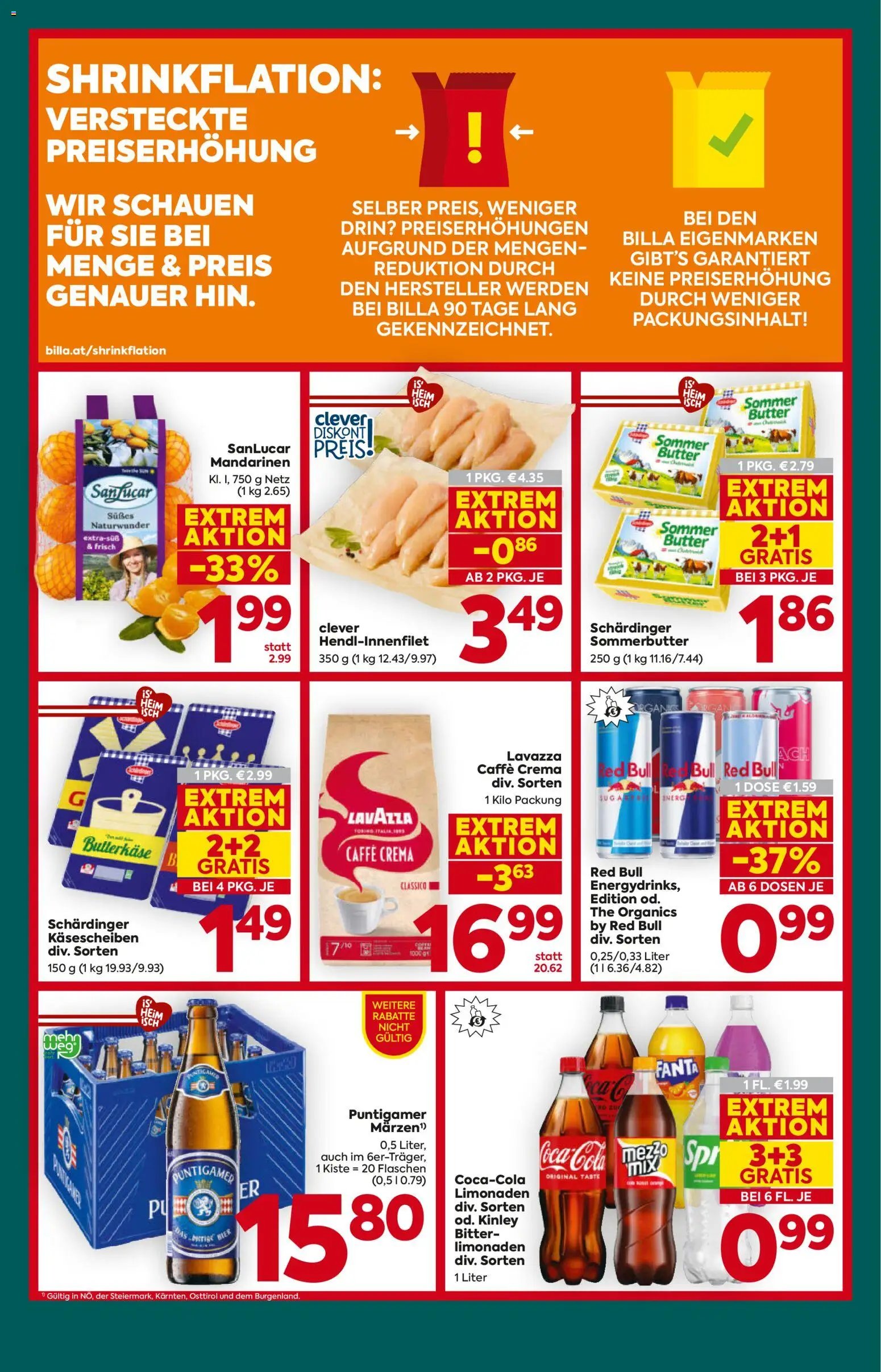 Billa Plus prospekt seit 22.01.2026 Kärnten