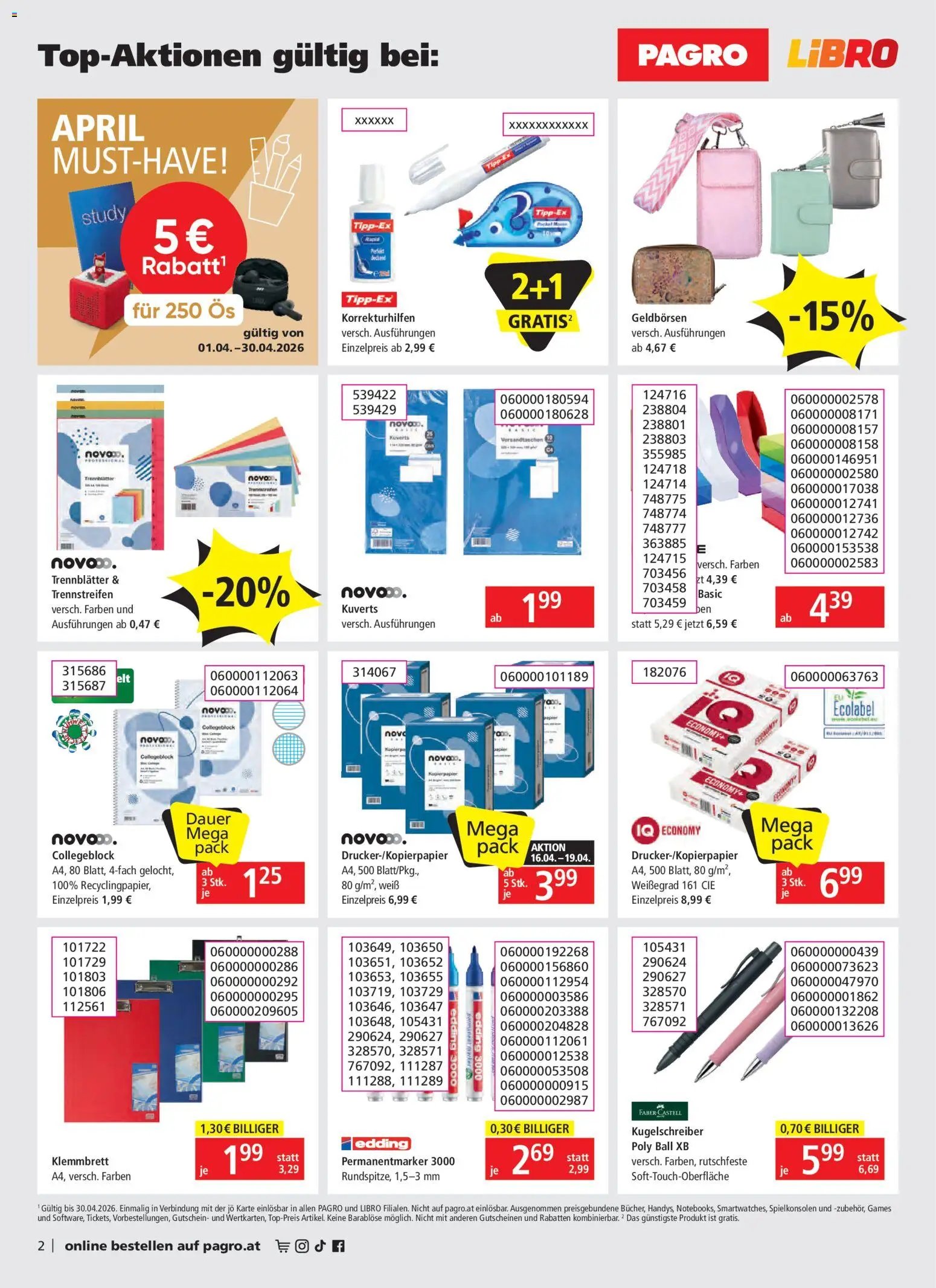 Libro prospekt seit 16.04.2026 Libro Flugblatt