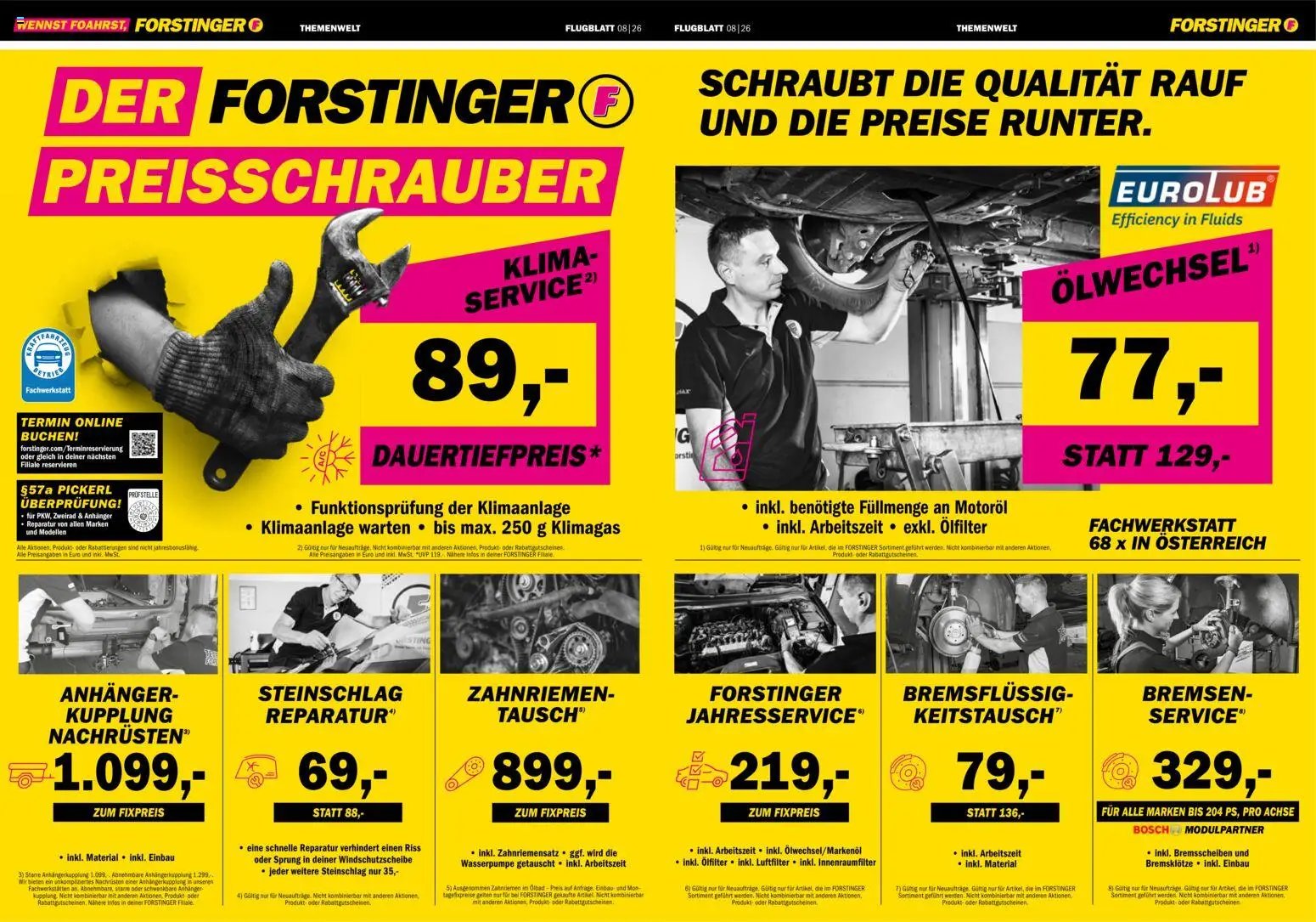 Forstinger prospekt seit 22.07.2026 Forstinger Flugblatt