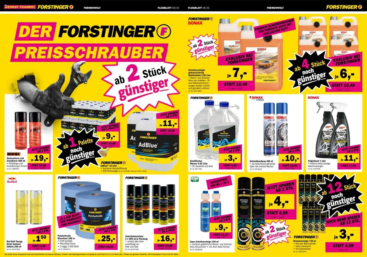 Forstinger prospekt seit 22.07.2026 Forstinger Flugblatt
