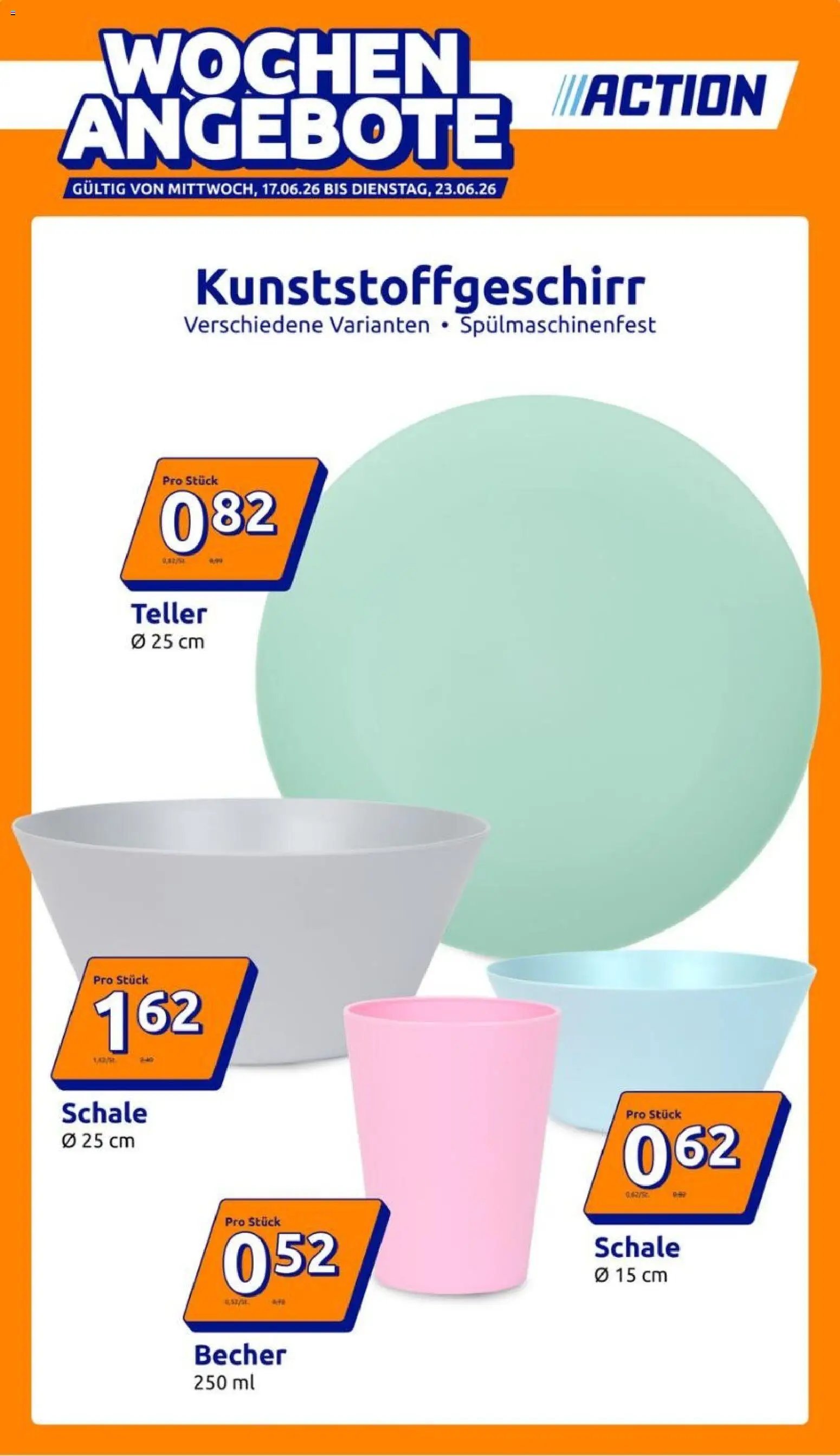 Action prospekt seit 17.06.2026 Action Flugblatt