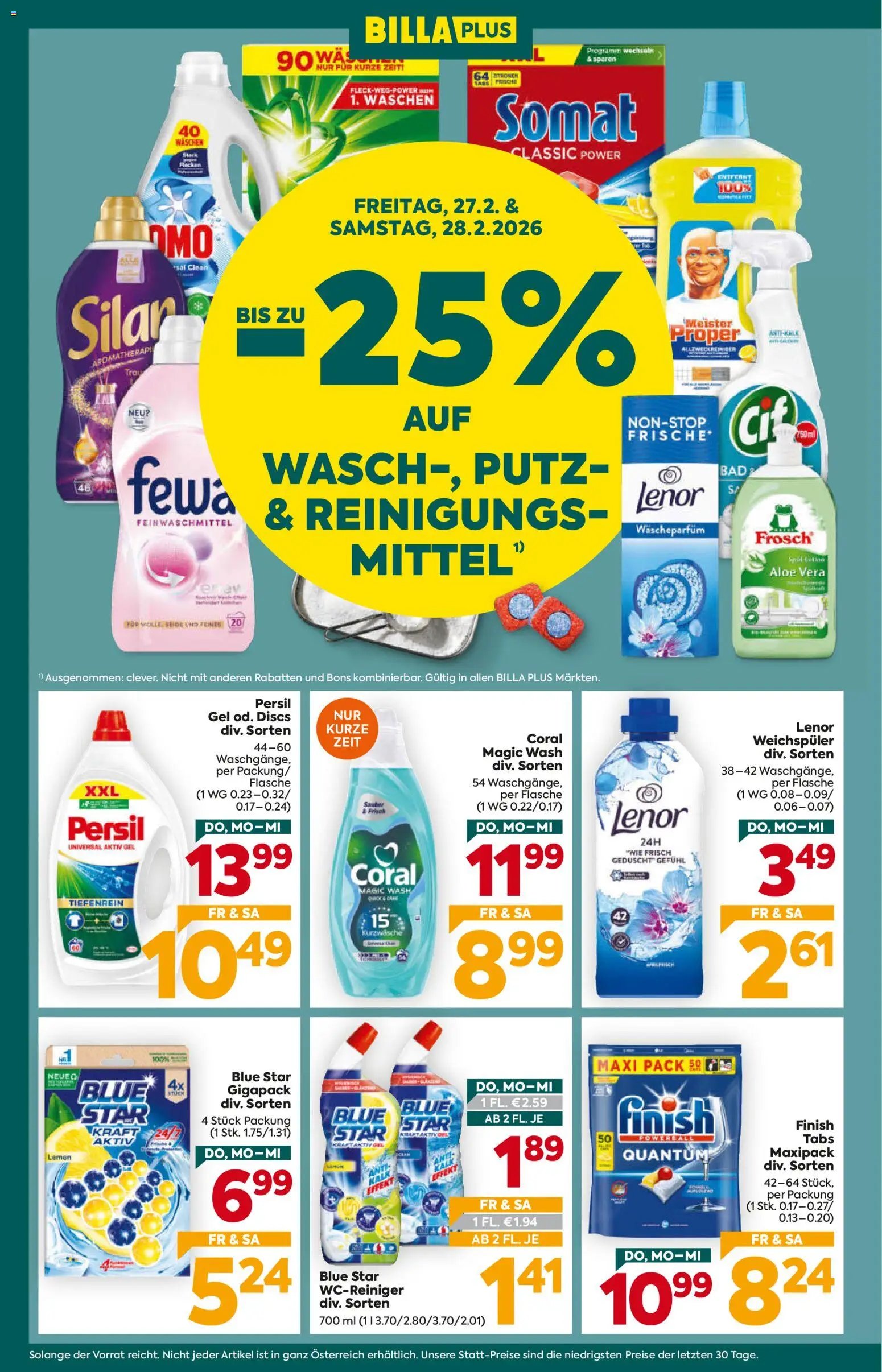 Billa Plus prospekt seit 26.02.2026 Flugblatt
