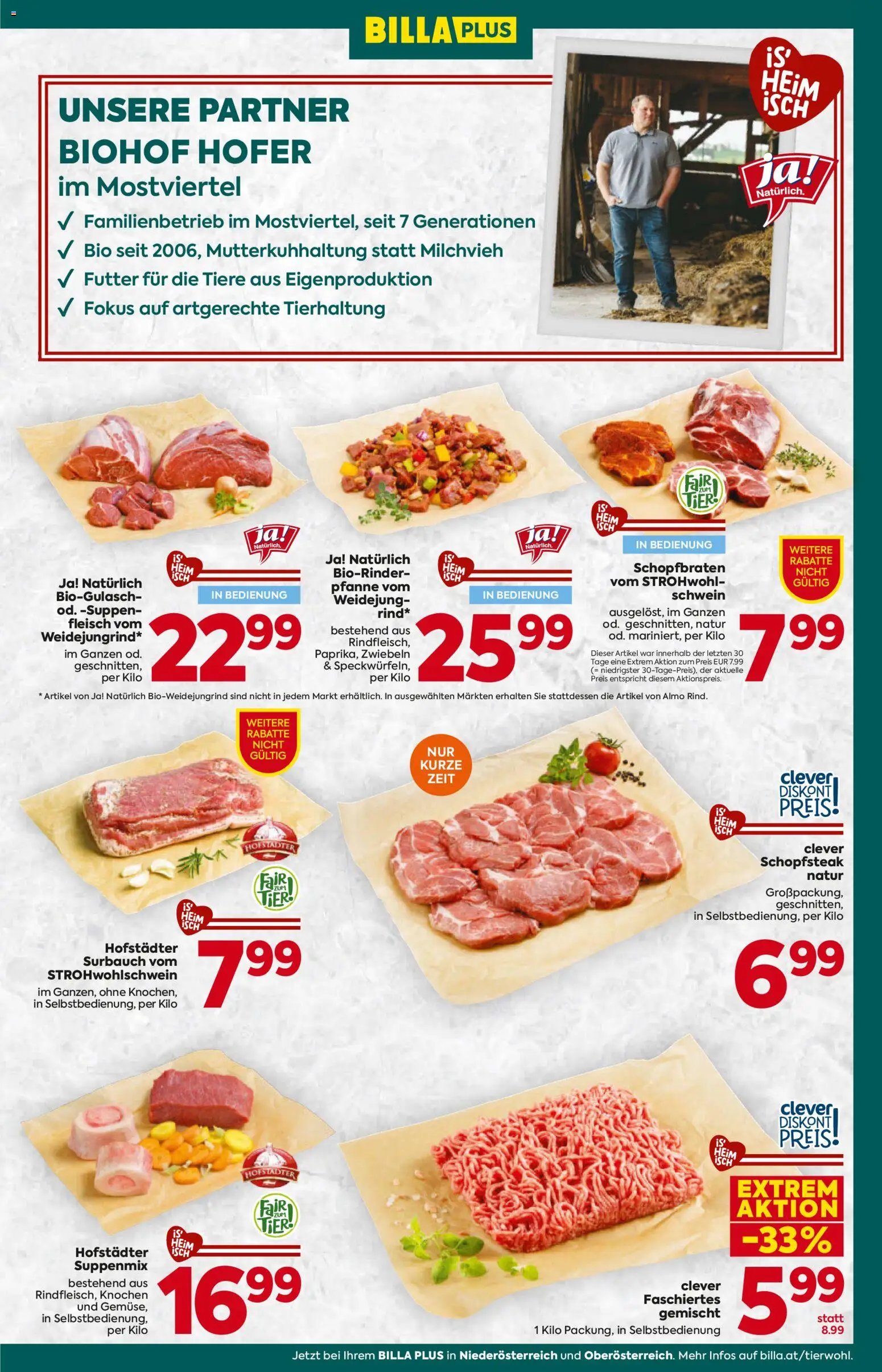 Billa Plus prospekt seit 22.01.2026 Niederösterreich