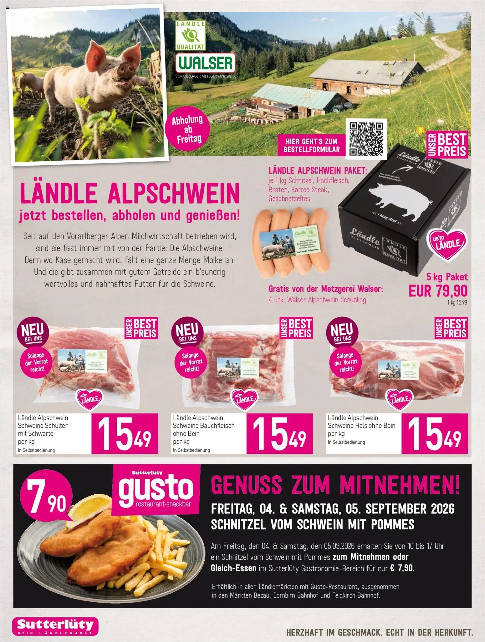 Sutterlüty prospekt seit 03.09.2026 Sutterlüty Flugblatt