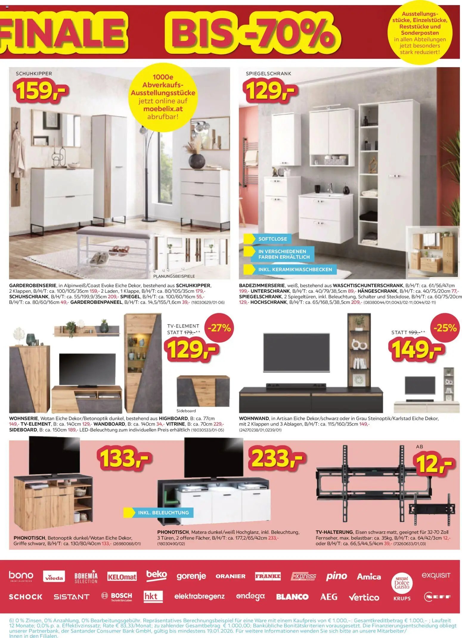 Möbelix prospekt seit 13.01.2026 Angebote
