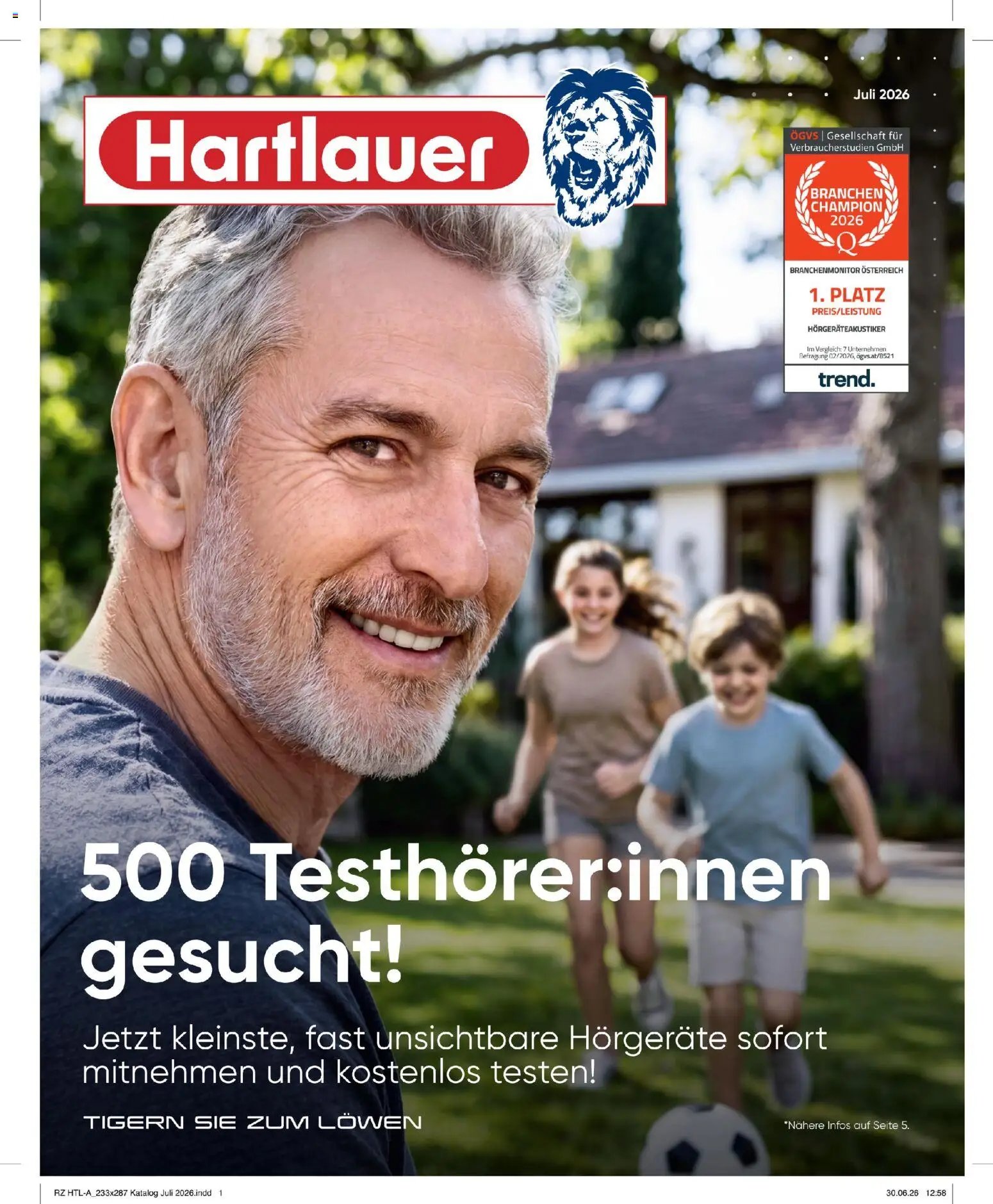 Hartlauer prospekt seit 10.07.2026 Hartlauer 500 Testhörer:innen gesucht!