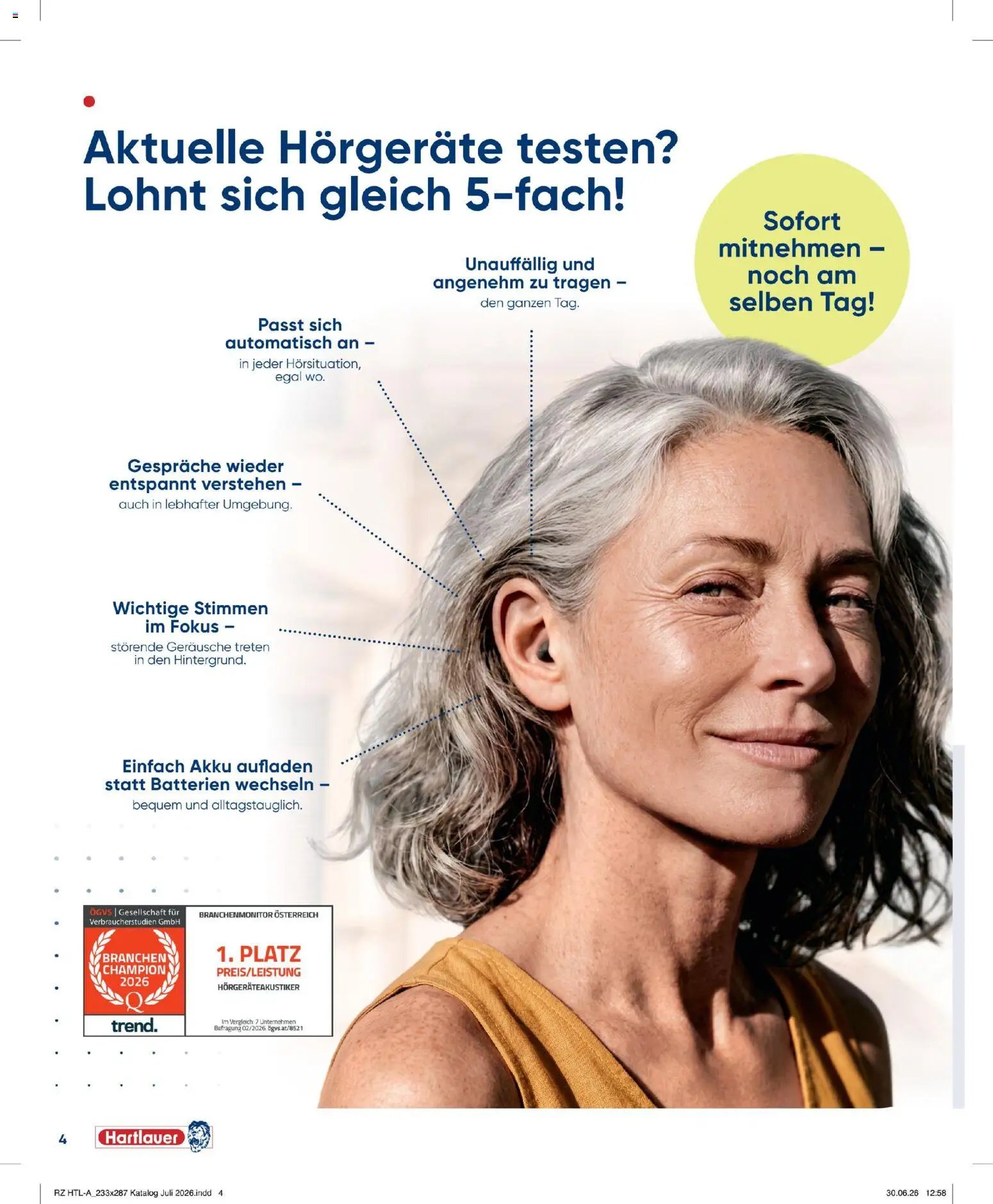 Hartlauer prospekt seit 10.07.2026 Hartlauer 500 Testhörer:innen gesucht!