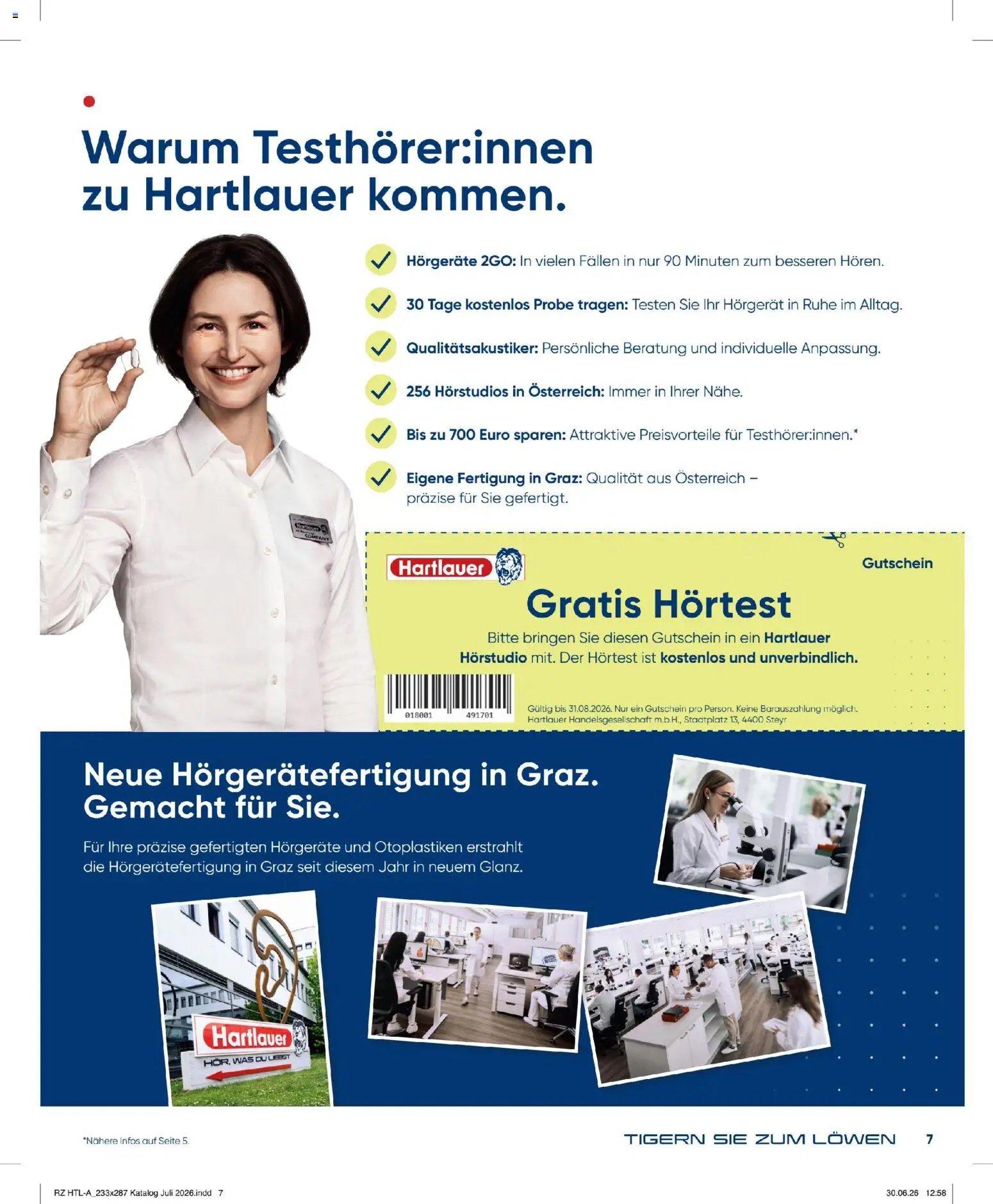 Hartlauer prospekt seit 10.07.2026 Hartlauer 500 Testhörer:innen gesucht!
