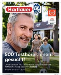 Hartlauer prospekt seit 10.07.2026 Hartlauer 500 Testhörer:innen gesucht!