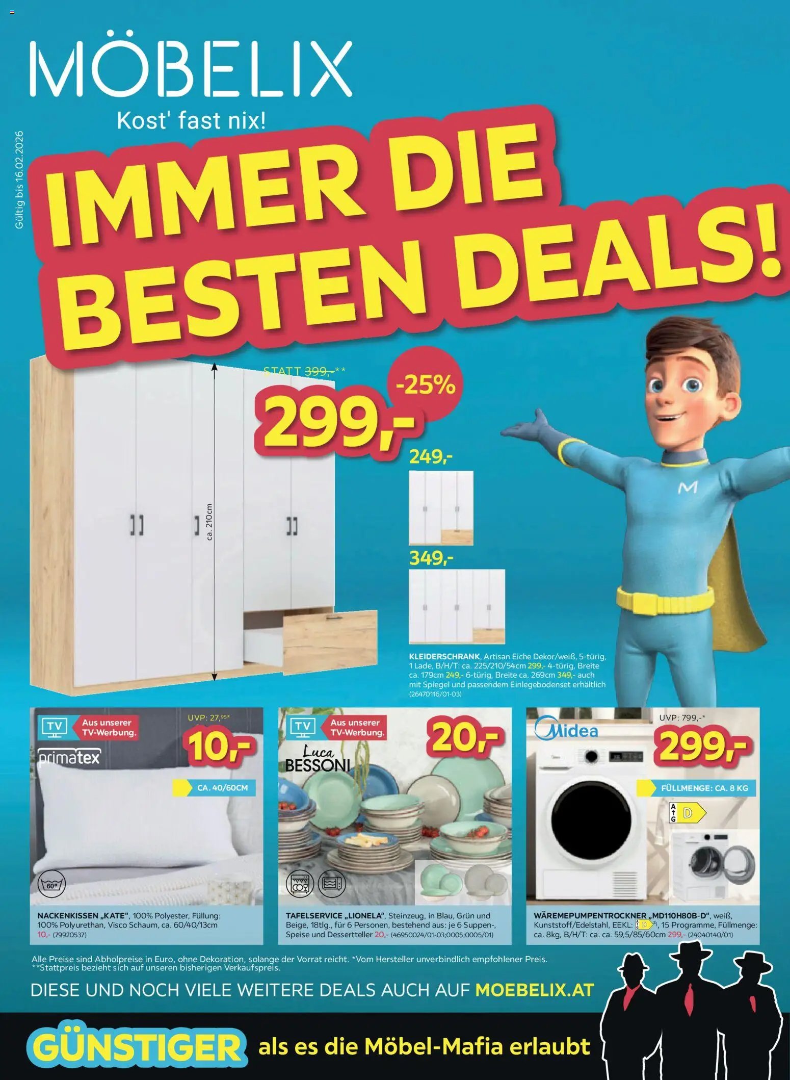 Möbelix prospekt seit 09.02.2026 Angebote