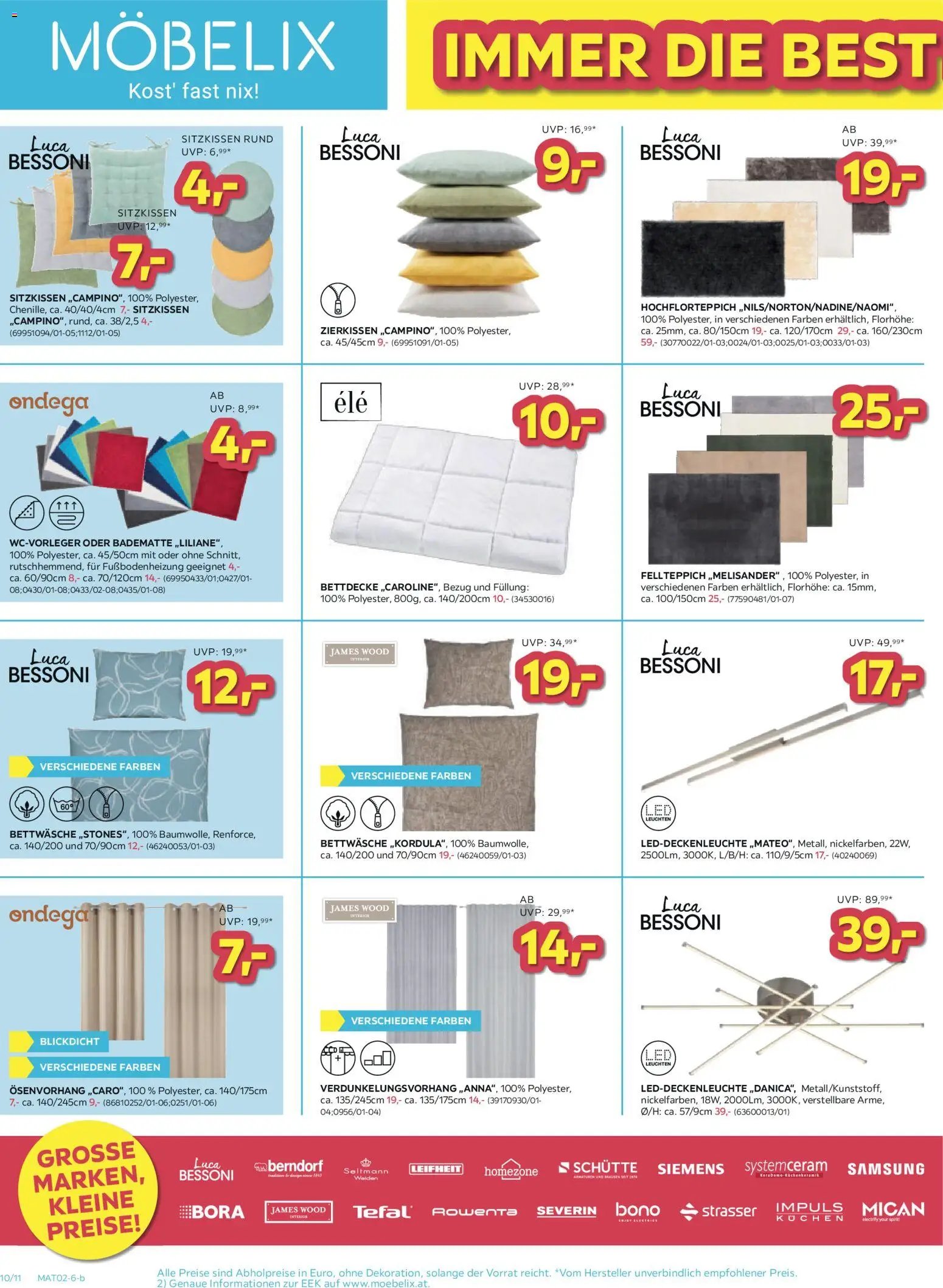 Möbelix prospekt seit 09.02.2026 Angebote