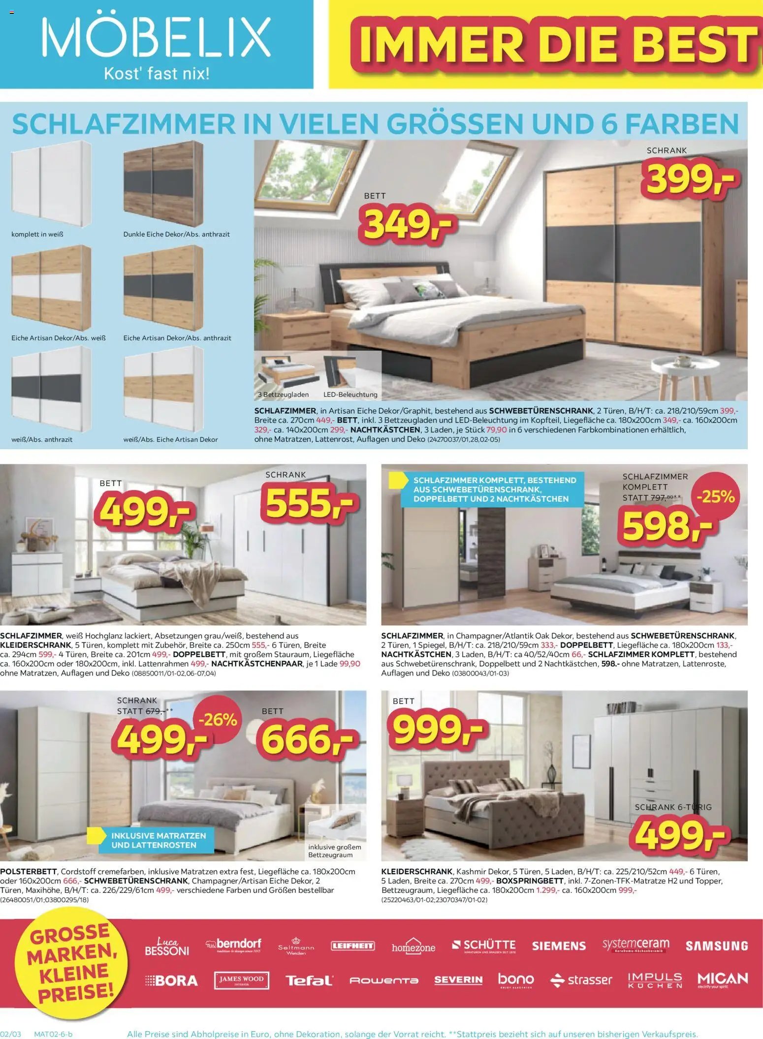 Möbelix prospekt seit 09.02.2026 Angebote