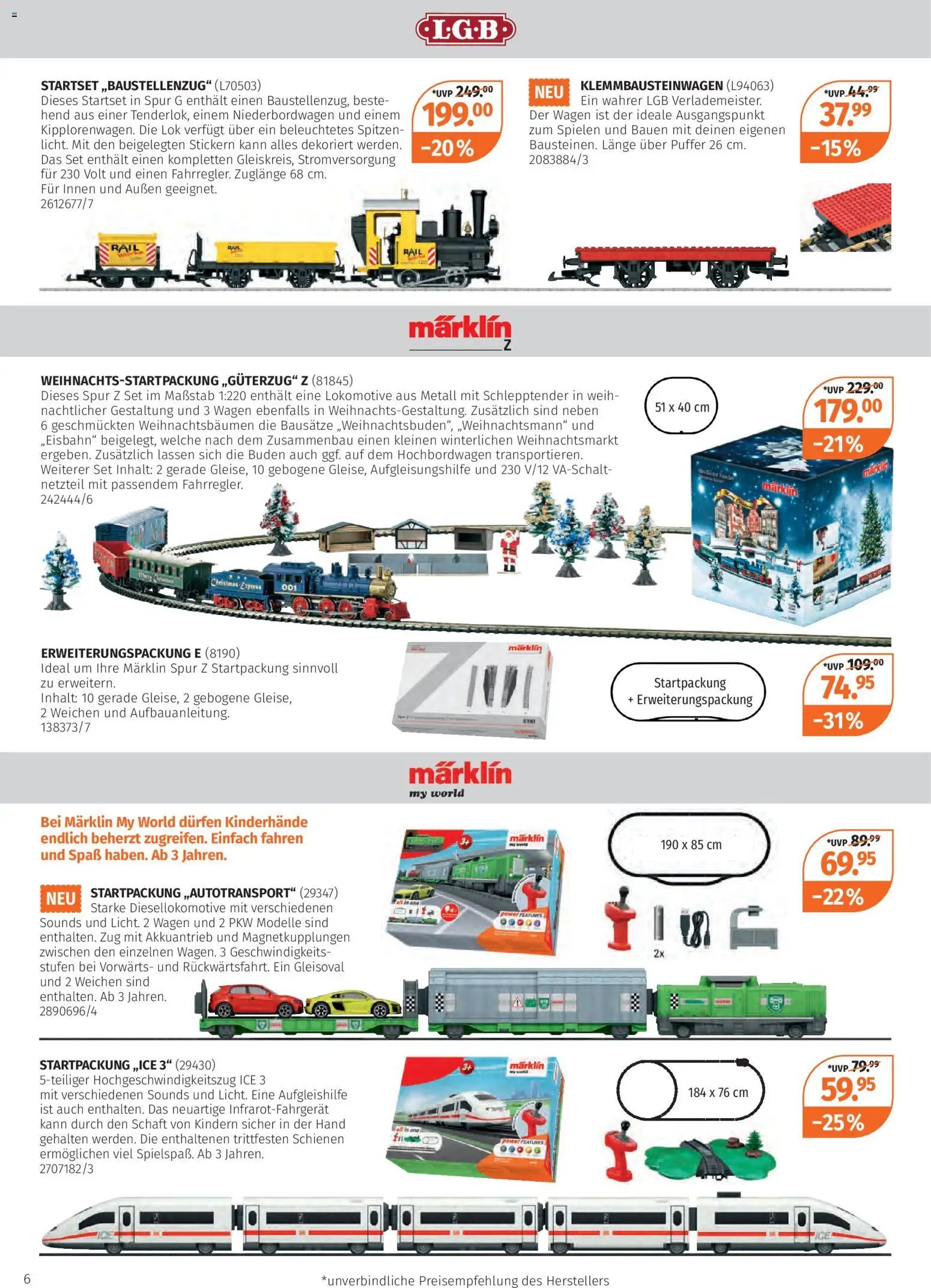 Müller prospekt seit 27.10.2025 Modell-Eisenbach 2025