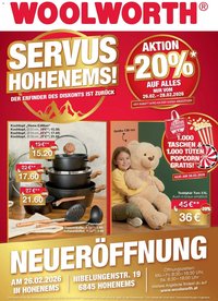 Woolworth prospekt seit 21.02.2026 Woolworth: Servus Hohenems!