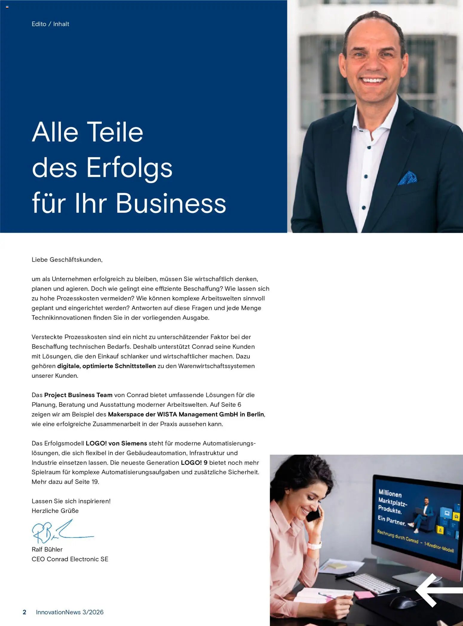 Conrad prospekt seit 05.10.2026 Conrad Innovation News