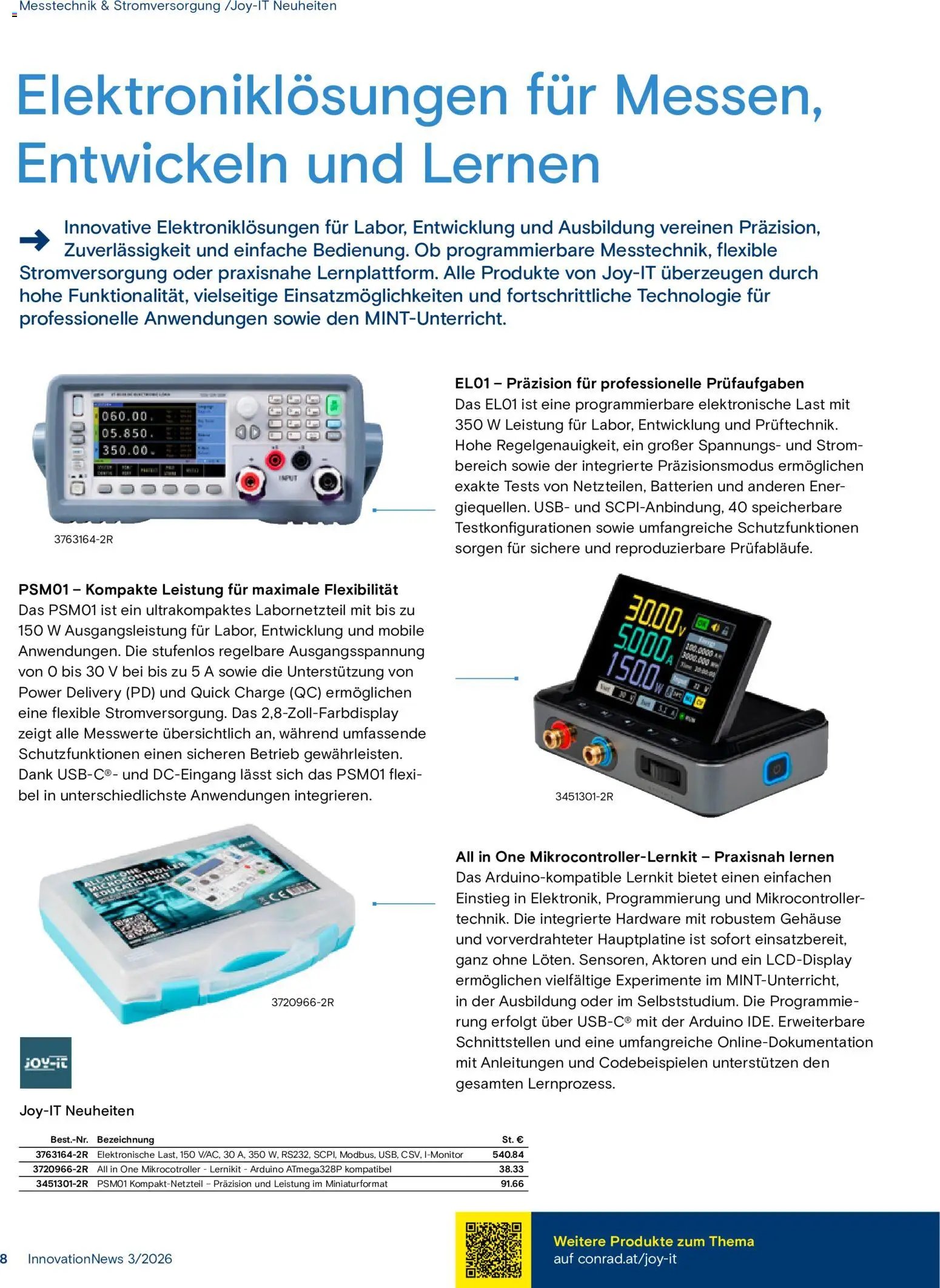 Conrad prospekt seit 05.10.2026 Conrad Innovation News