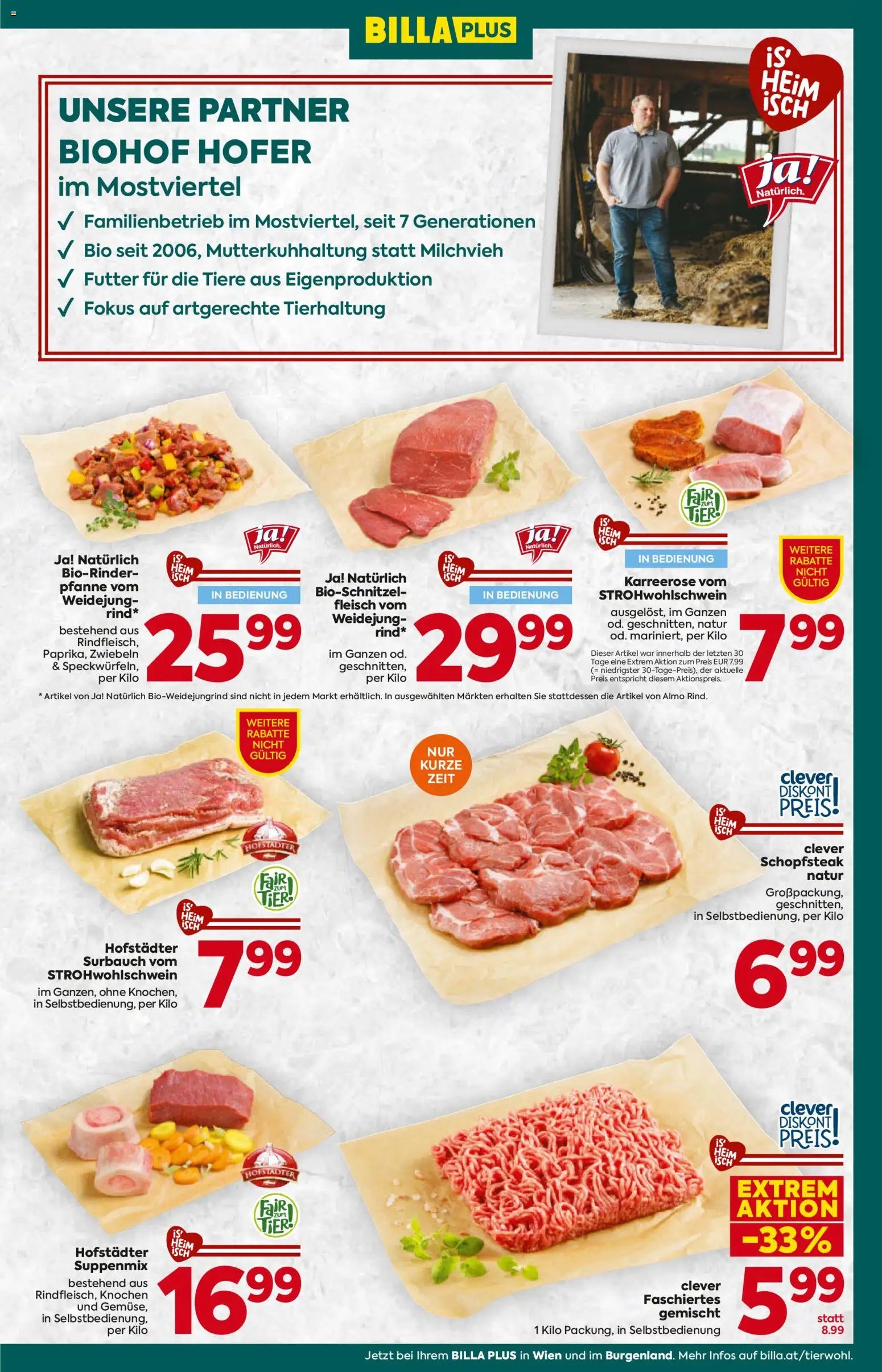 Billa Plus prospekt seit 22.01.2026 Flugblatt