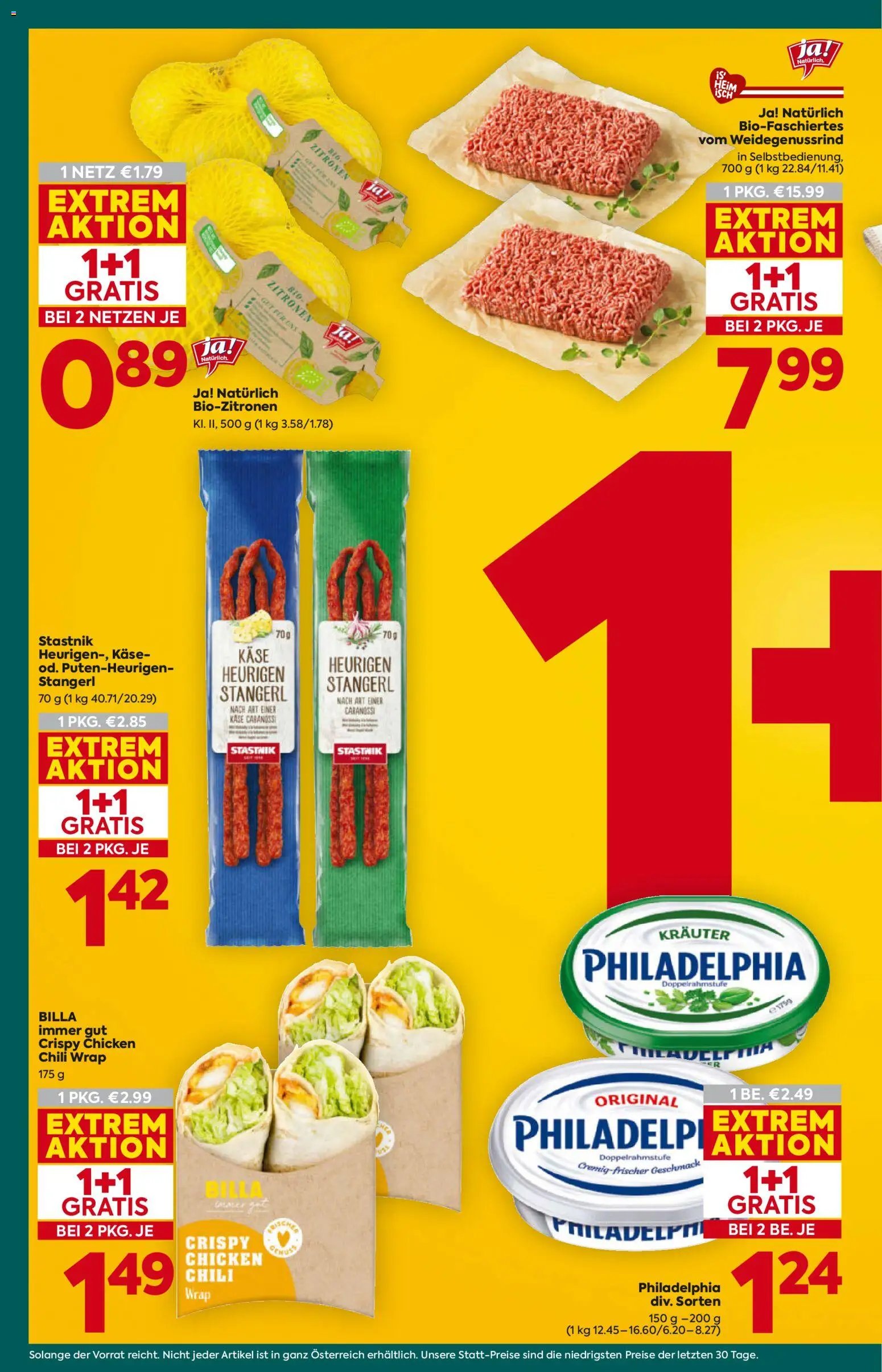 Billa Plus prospekt seit 22.01.2026 Oberösterreich